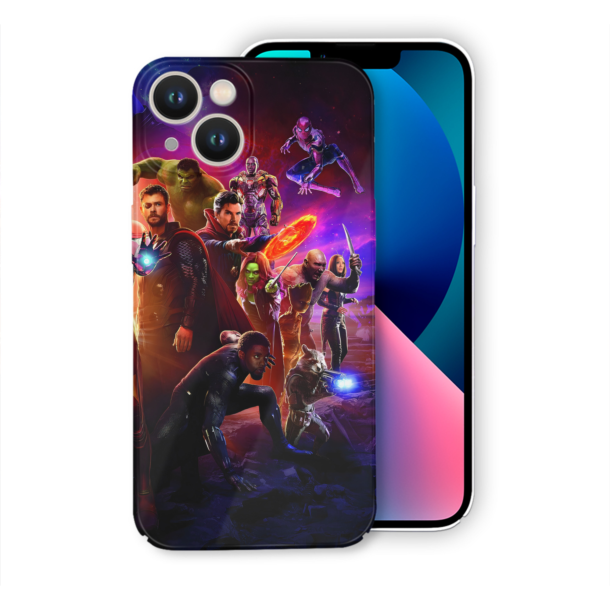 （画像用） アベンジャーズ The Avengers 【iPhone 14シリーズ対応】ハードケース