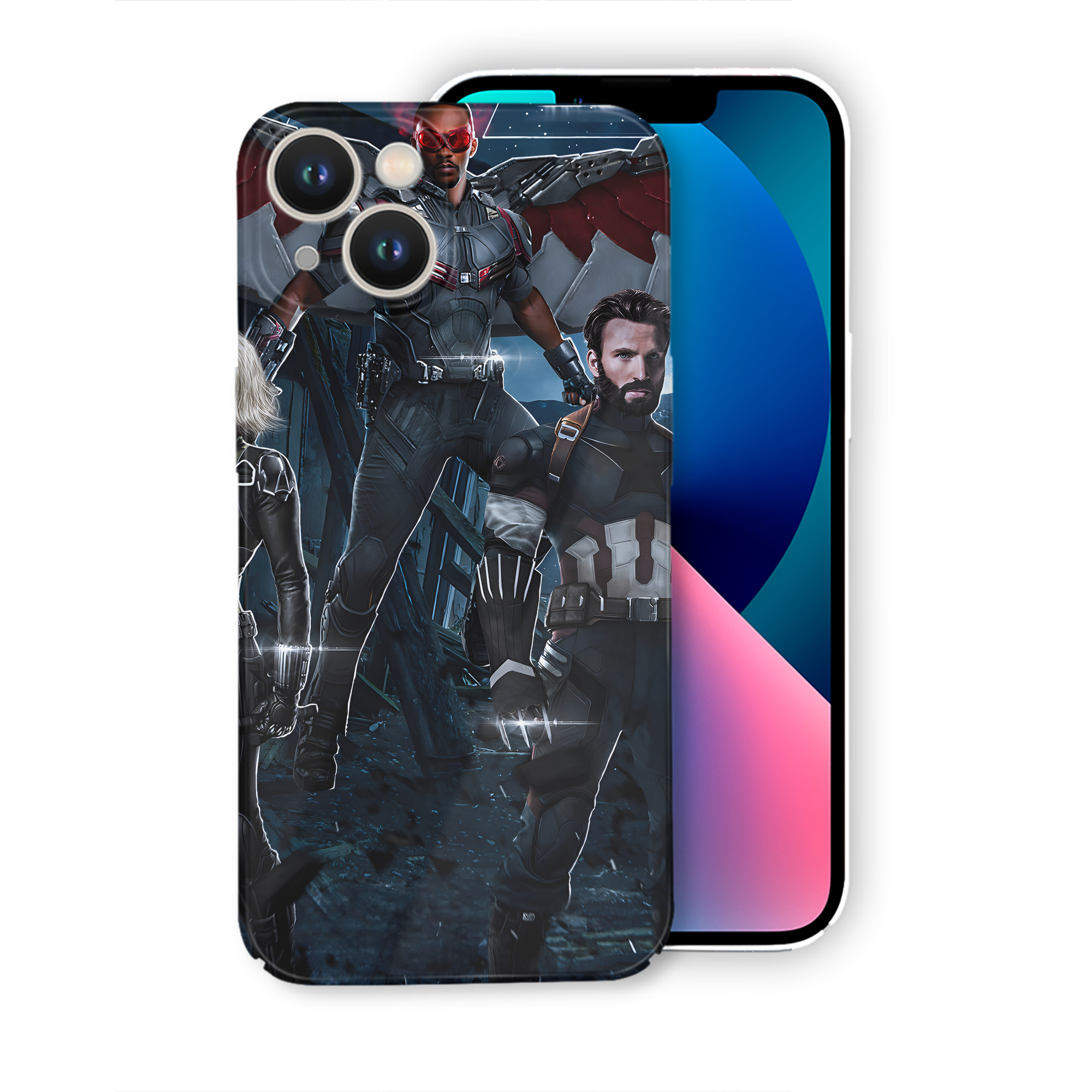 （画像用） アベンジャーズ The Avengers 【iPhone 14シリーズ対応】ハードケース