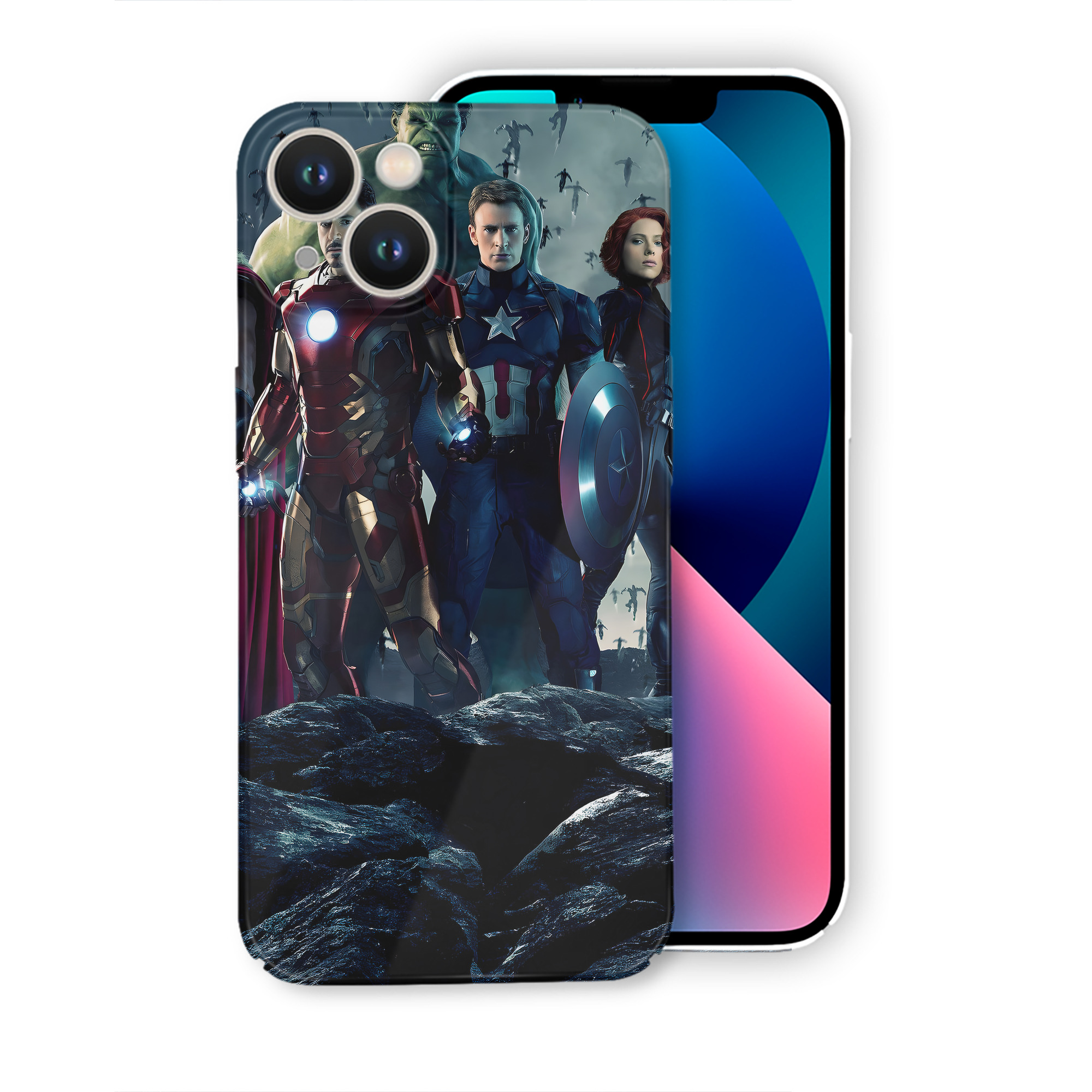 （画像用） アベンジャーズ The Avengers 【iPhone 14シリーズ対応】ハードケース