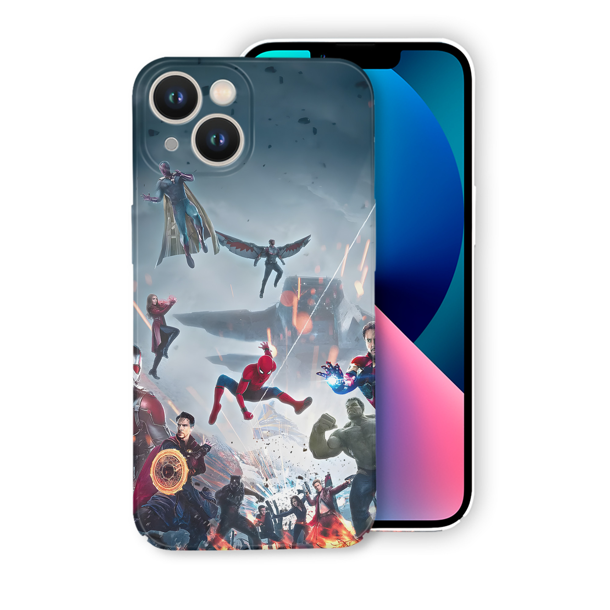 （画像用） アベンジャーズ The Avengers 【iPhone 14シリーズ対応】ハードケース