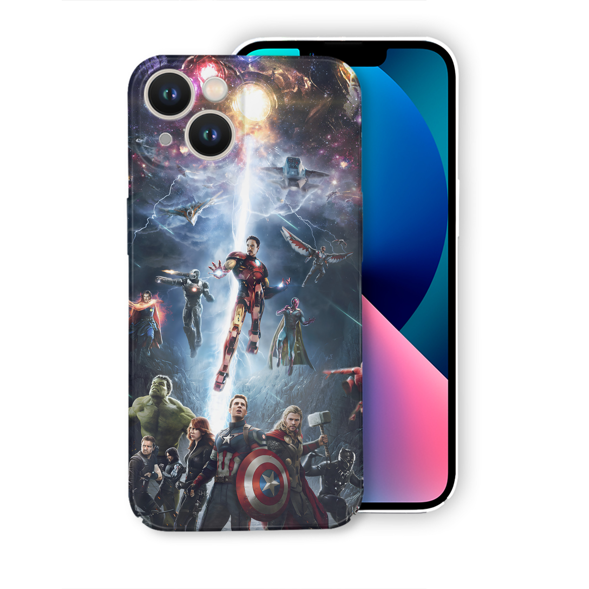 （画像用） アベンジャーズ The Avengers 【iPhone 14シリーズ対応】ハードケース
