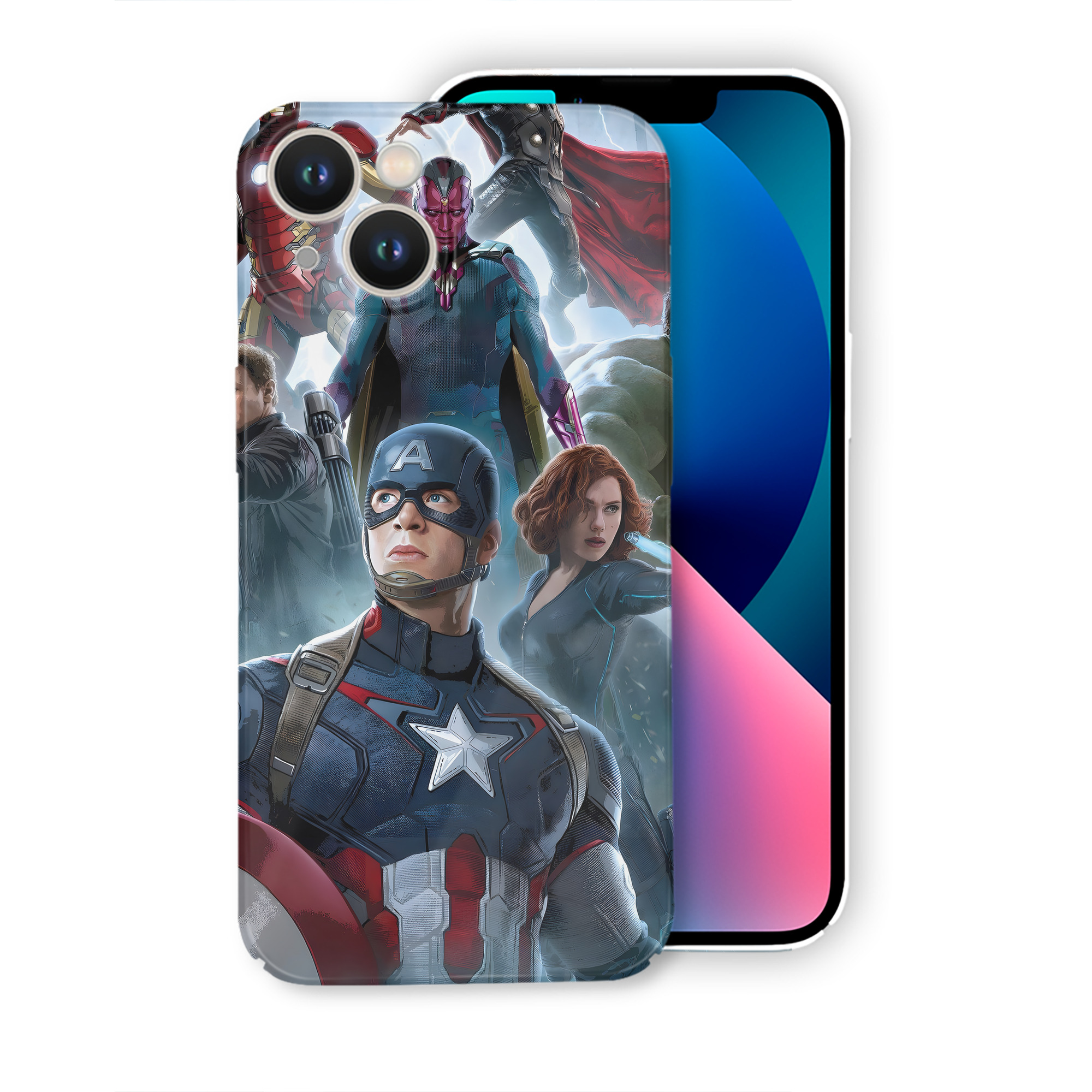 （画像用） アベンジャーズ The Avengers 【iPhone 14シリーズ対応】ハードケース
