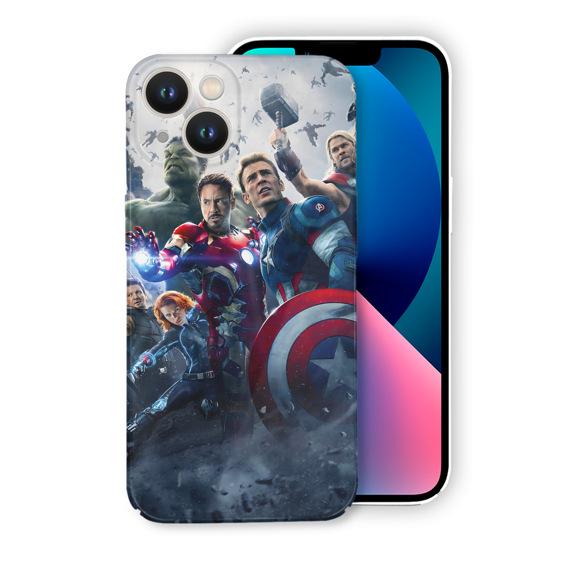（画像用） アベンジャーズ The Avengers 【iPhone 14シリーズ対応】ハードケース