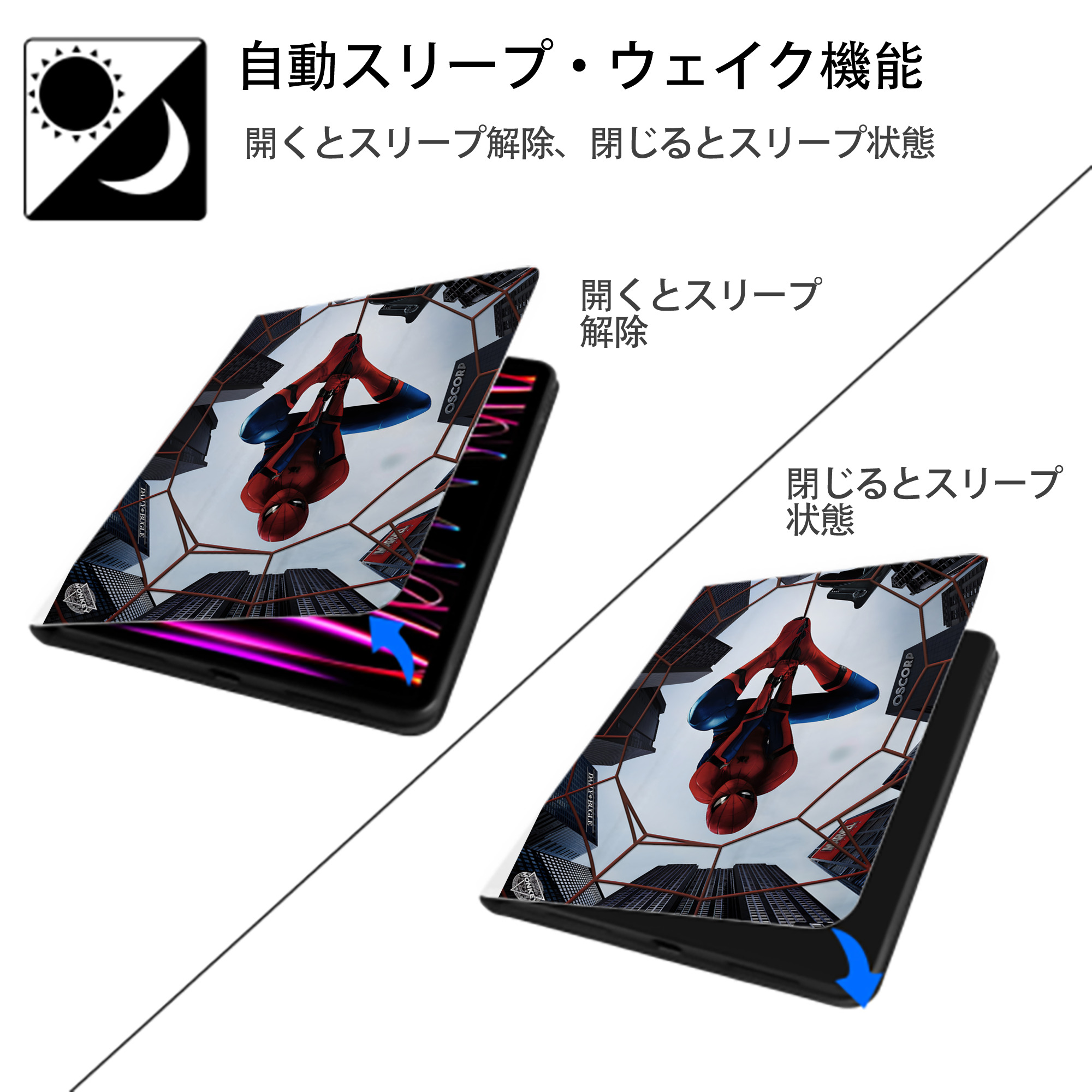 アベンジャーズ The Avengers IPad ケース ペン収納付き 三つ折りスタンド PUレザー×シリコン 対応機種9.5/10.5/10.9インチ