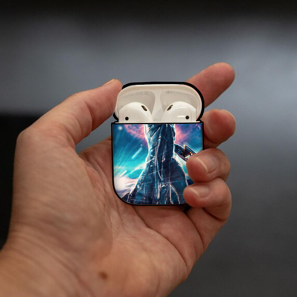 アベンジャーズ The Avengers AirPods 第2世代保護ケース ハードシェル ブラック 耐衝撃・防指紋・カラビナ付き