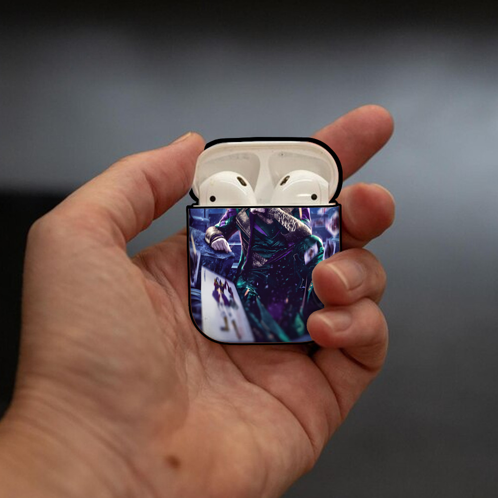 アベンジャーズ The Avengers AirPods 第2世代保護ケース ハードシェル ブラック 耐衝撃・防指紋・カラビナ付き