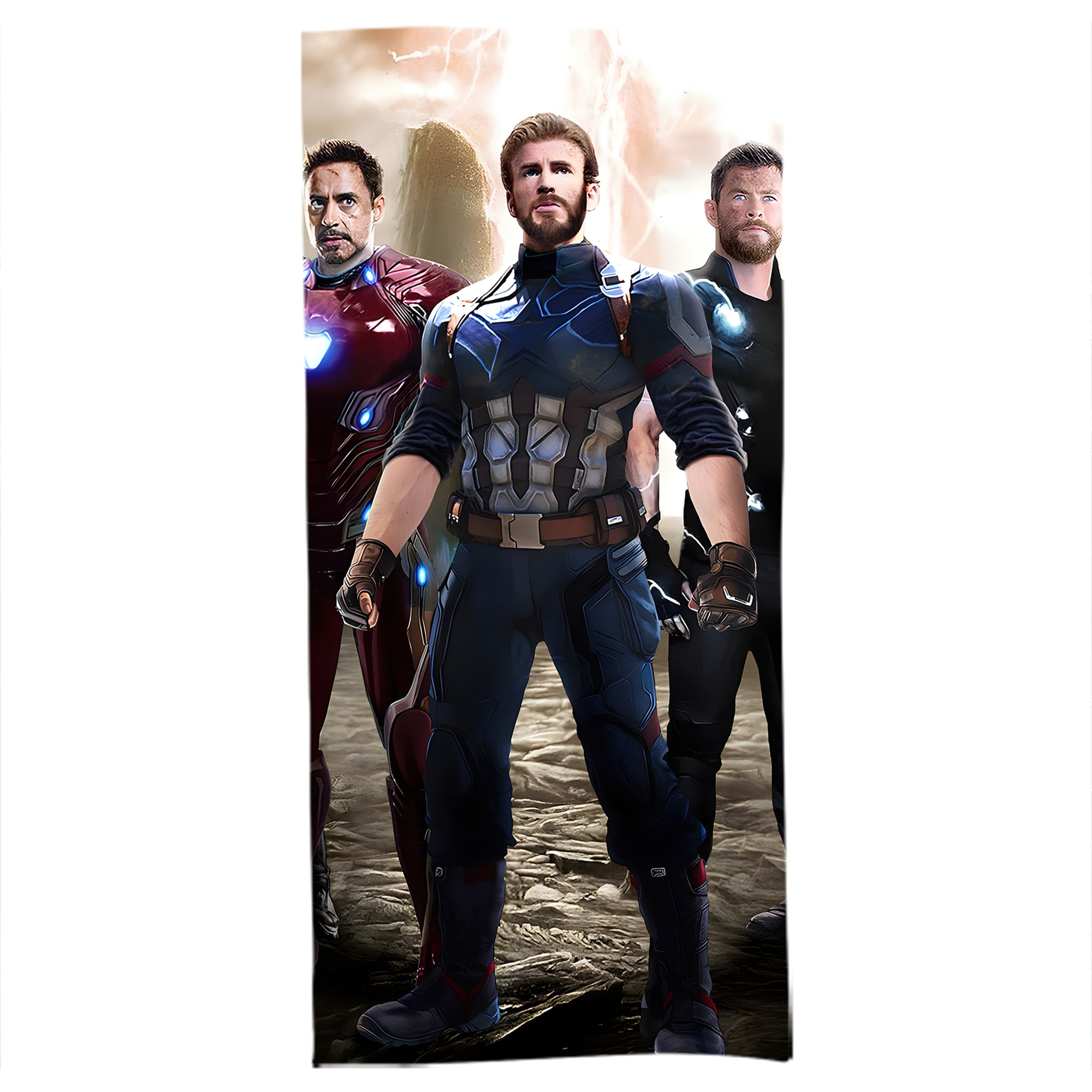 （画像用） アベンジャーズ The Avengers 大判バスタオル 70×140cm 吸水速乾 柔らかい肌触り