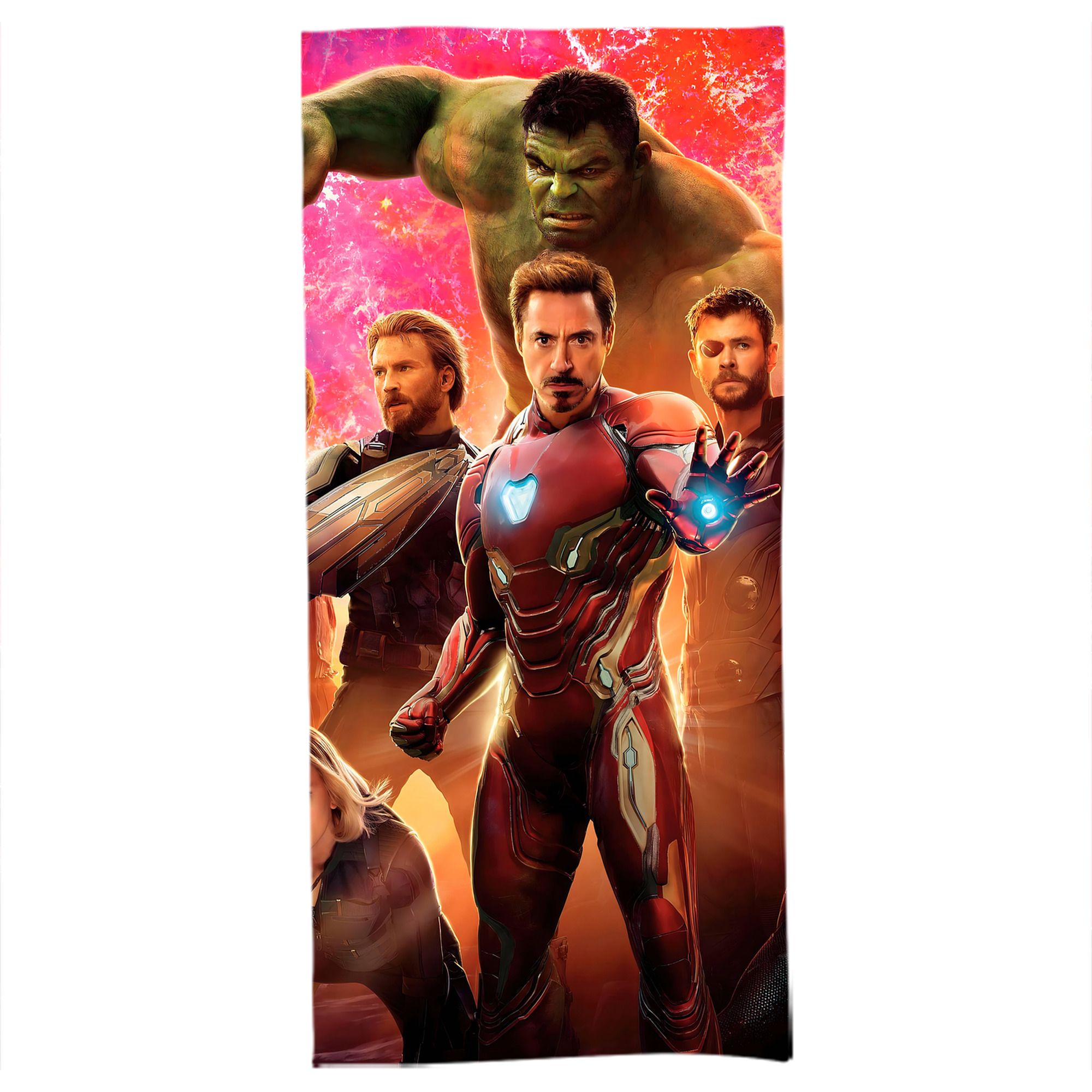 （画像用） アベンジャーズ The Avengers 大判バスタオル 70×140cm 吸水速乾 柔らかい肌触り