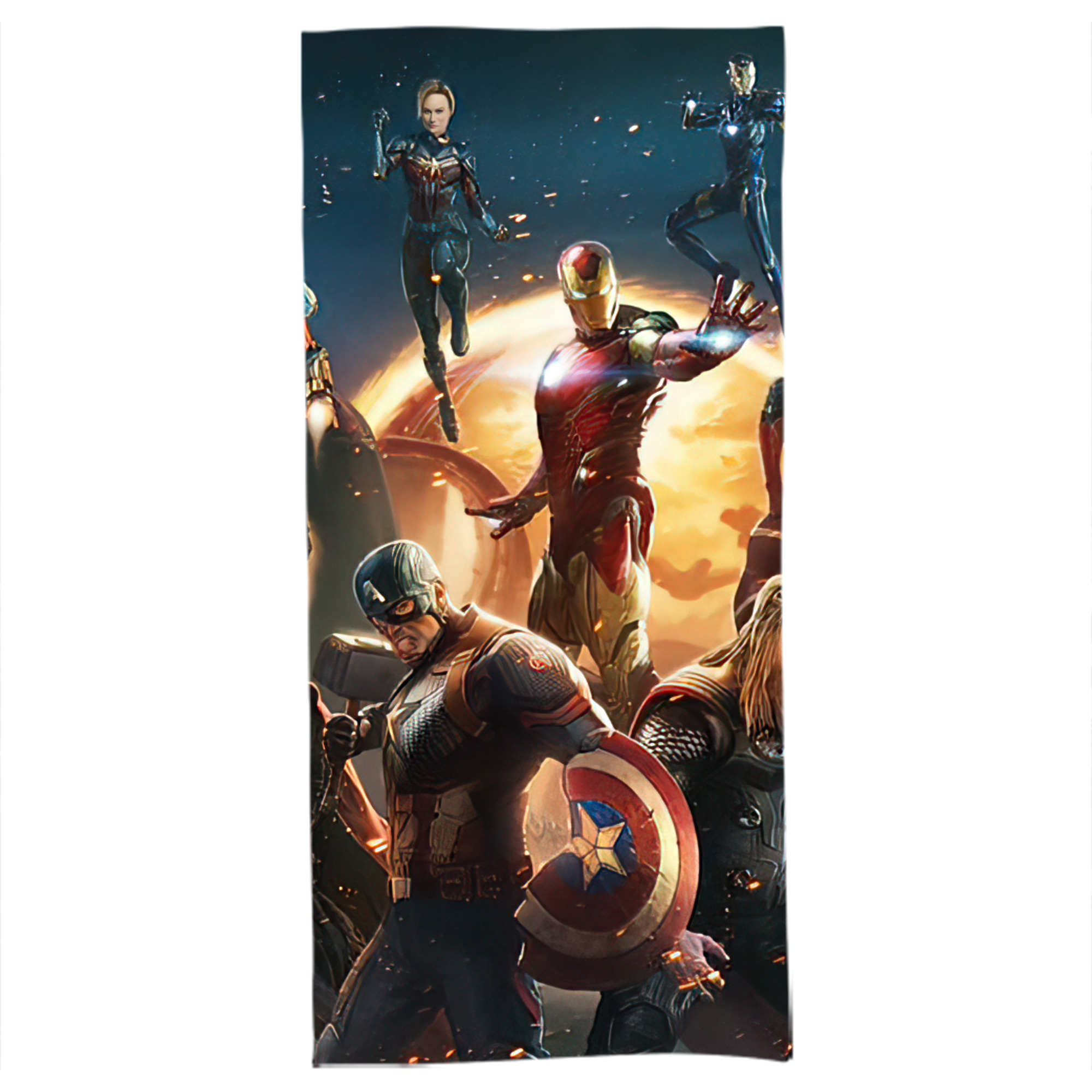 （画像用） アベンジャーズ The Avengers 大判バスタオル 70×140cm 吸水速乾 柔らかい肌触り