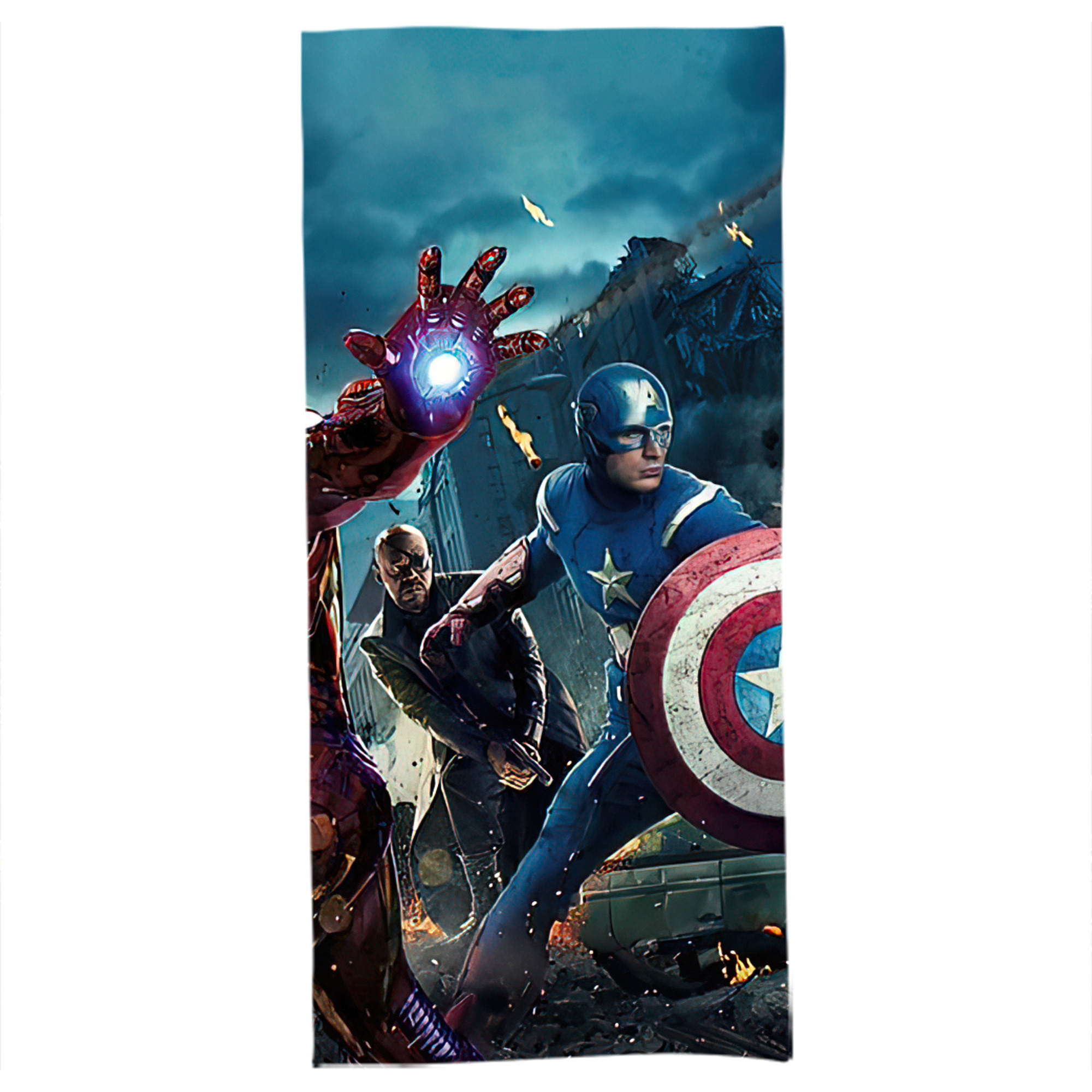 （画像用） アベンジャーズ The Avengers 大判バスタオル 70×140cm 吸水速乾 柔らかい肌触り