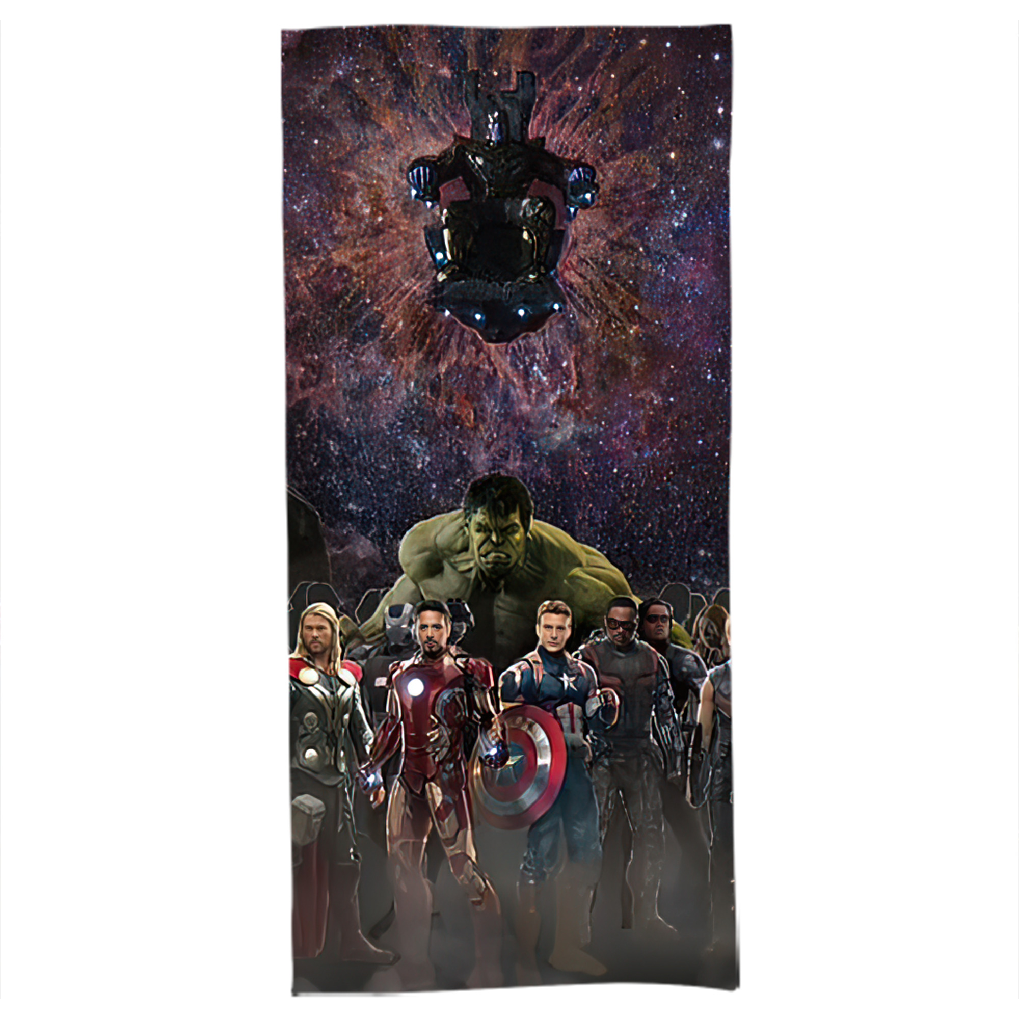 （画像用） アベンジャーズ The Avengers 大判バスタオル 70×140cm 吸水速乾 柔らかい肌触り