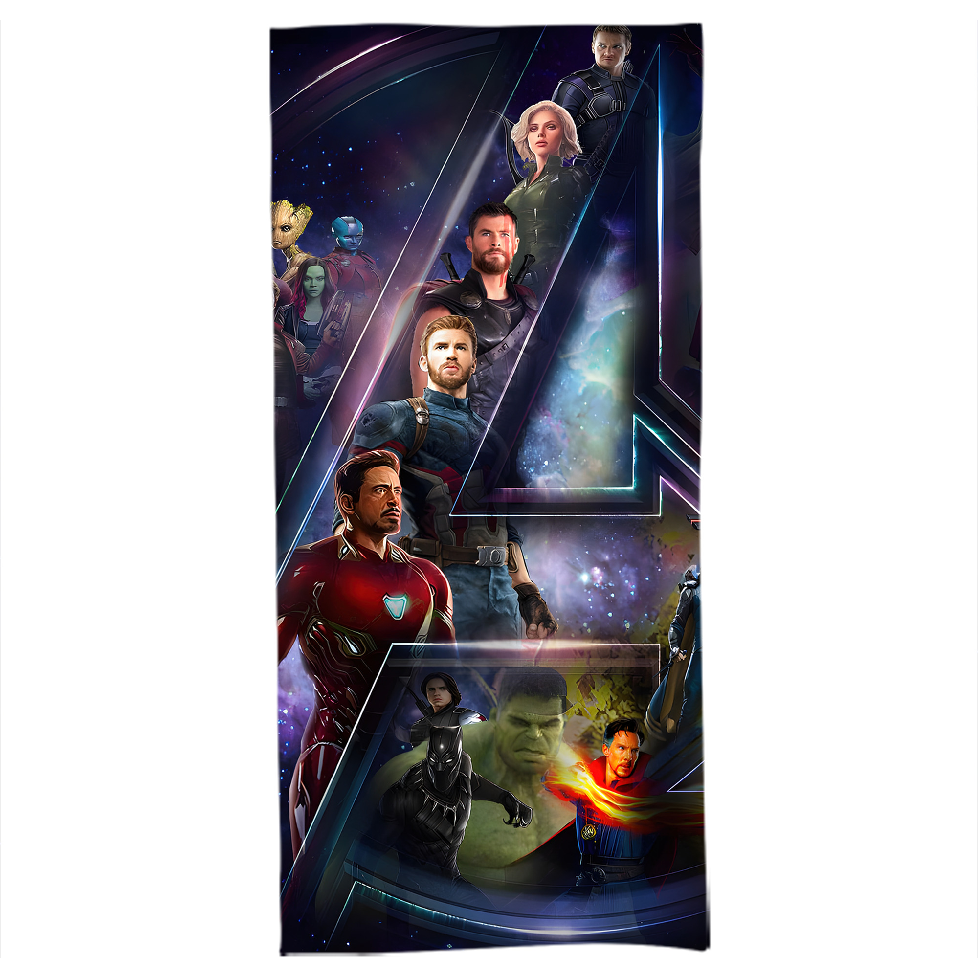 （画像用） アベンジャーズ The Avengers 大判バスタオル 70×140cm 吸水速乾 柔らかい肌触り