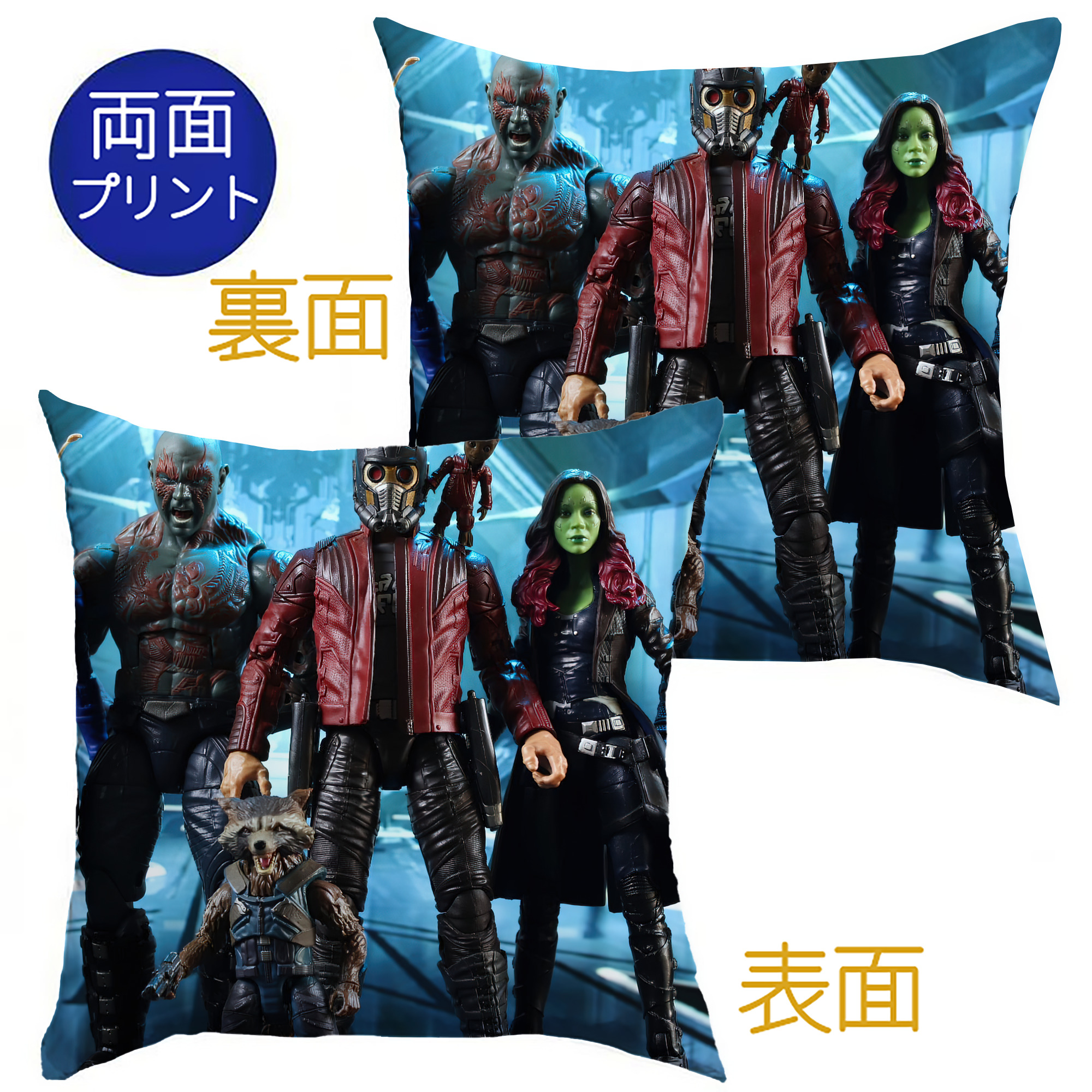 （画像用） アベンジャーズ The Avengers クッションカバー＆本体セット（ポリエステル素材）