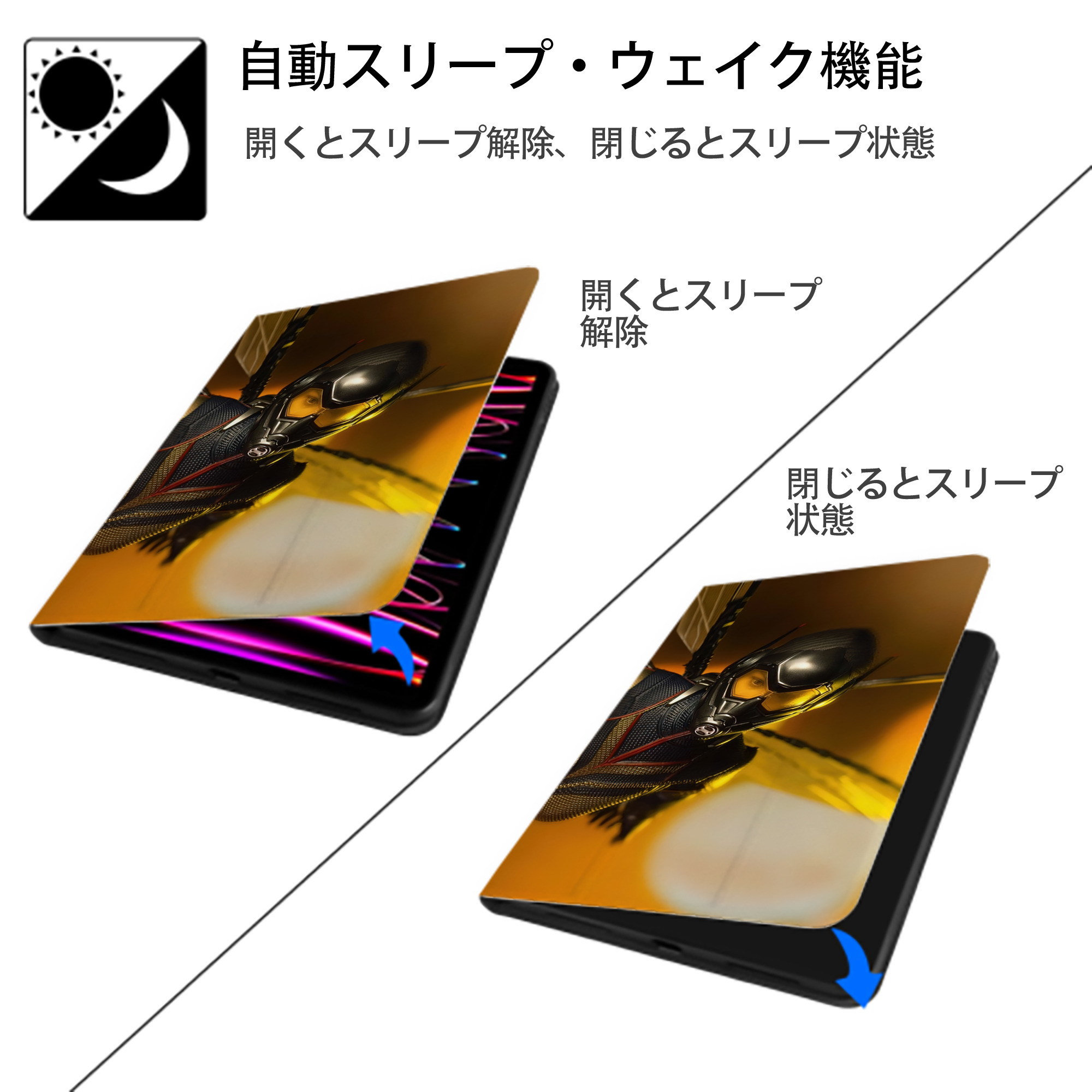 アベンジャーズ The Avengers IPad ケース ブック型 PUレザー TPU 耐衝撃 軽量 薄型 ペン収納なし 全面保護 IPad 各モデル対応