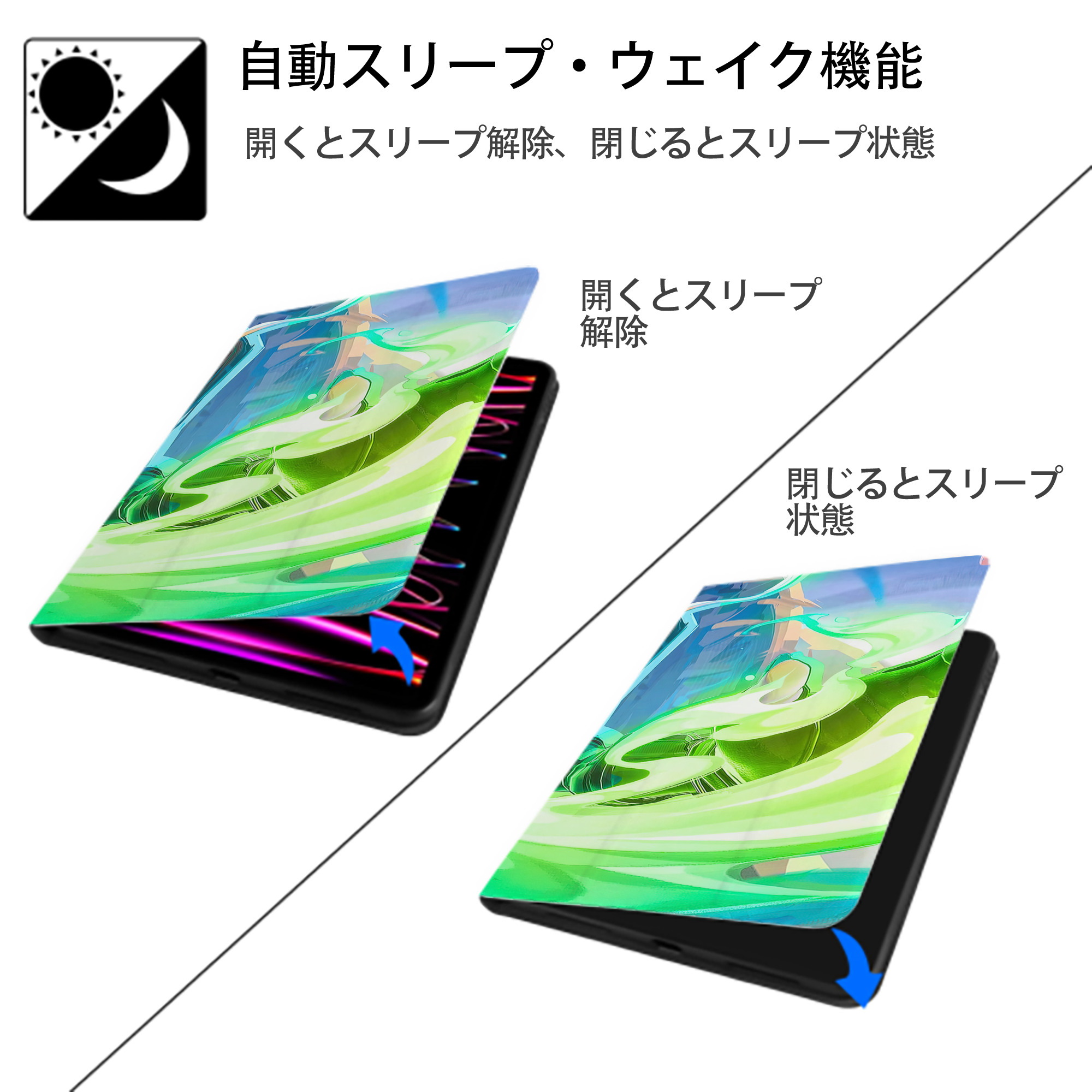 アベンジャーズ The Avengers IPad ケース ブック型 PUレザー TPU 耐衝撃 軽量 薄型 ペン収納なし 全面保護 IPad 各モデル対応