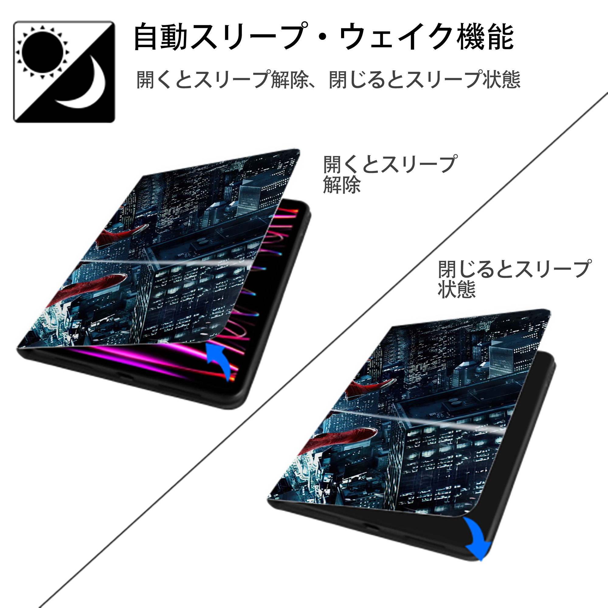 アベンジャーズ The Avengers IPad ケース ブック型 PUレザー TPU 耐衝撃 軽量 薄型 ペン収納なし 全面保護 IPad 各モデル対応