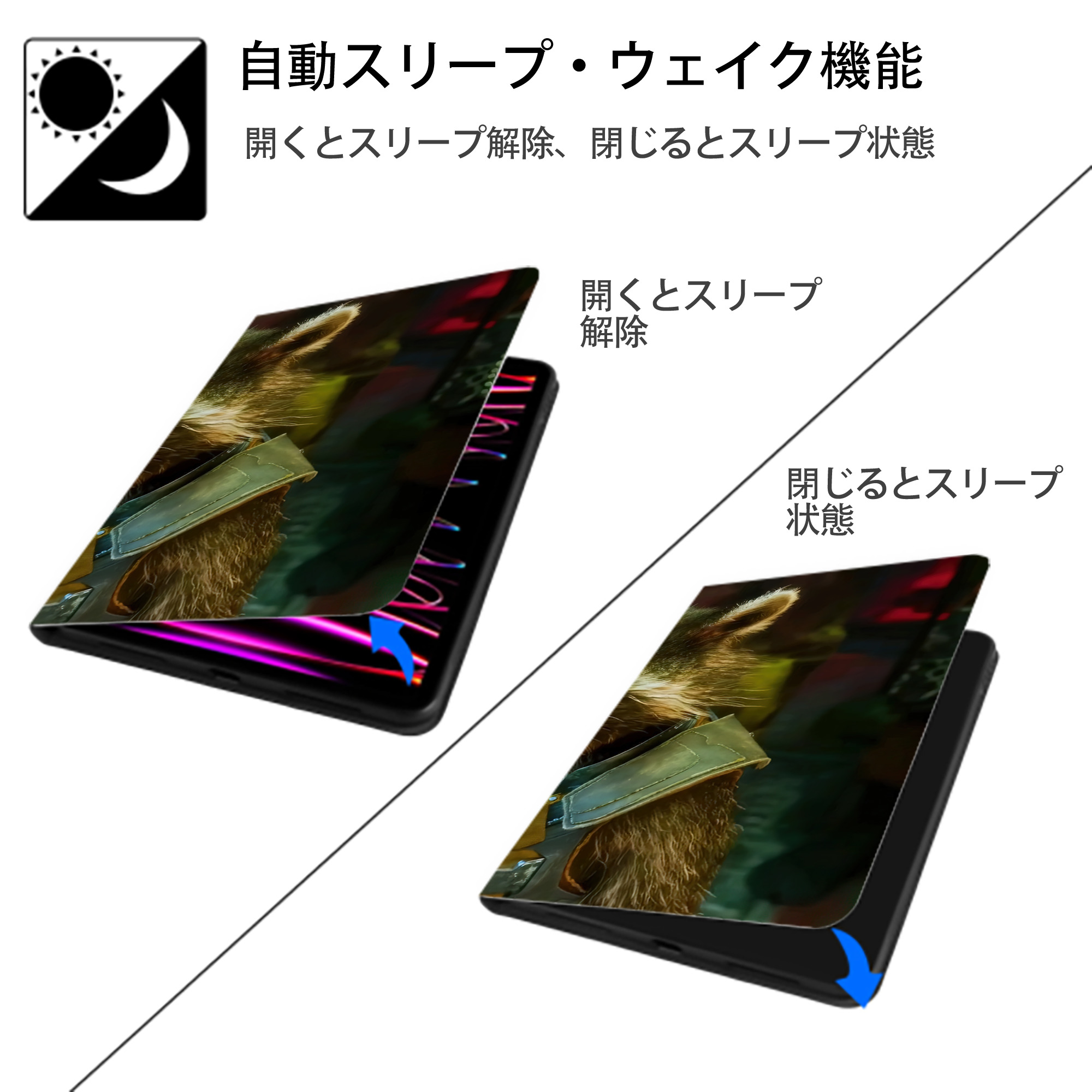 アベンジャーズ The Avengers IPad ケース ブック型 PUレザー TPU 耐衝撃 軽量 薄型 ペン収納なし 全面保護 IPad 各モデル対応