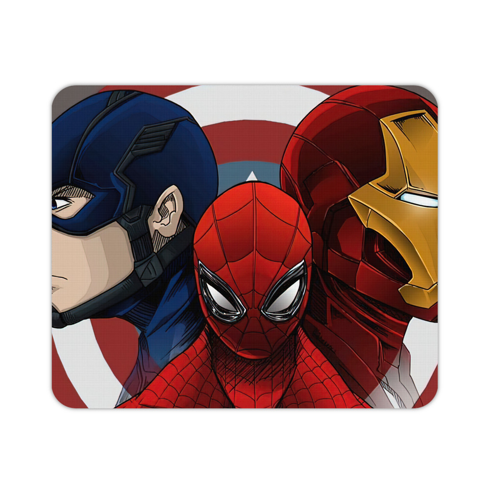 （画像用） アベンジャーズ The Avengers マウスパッド ステッチ加工 ラバー素材 防水 滑り止め 超薄型 ゲーミング/オフィス対応