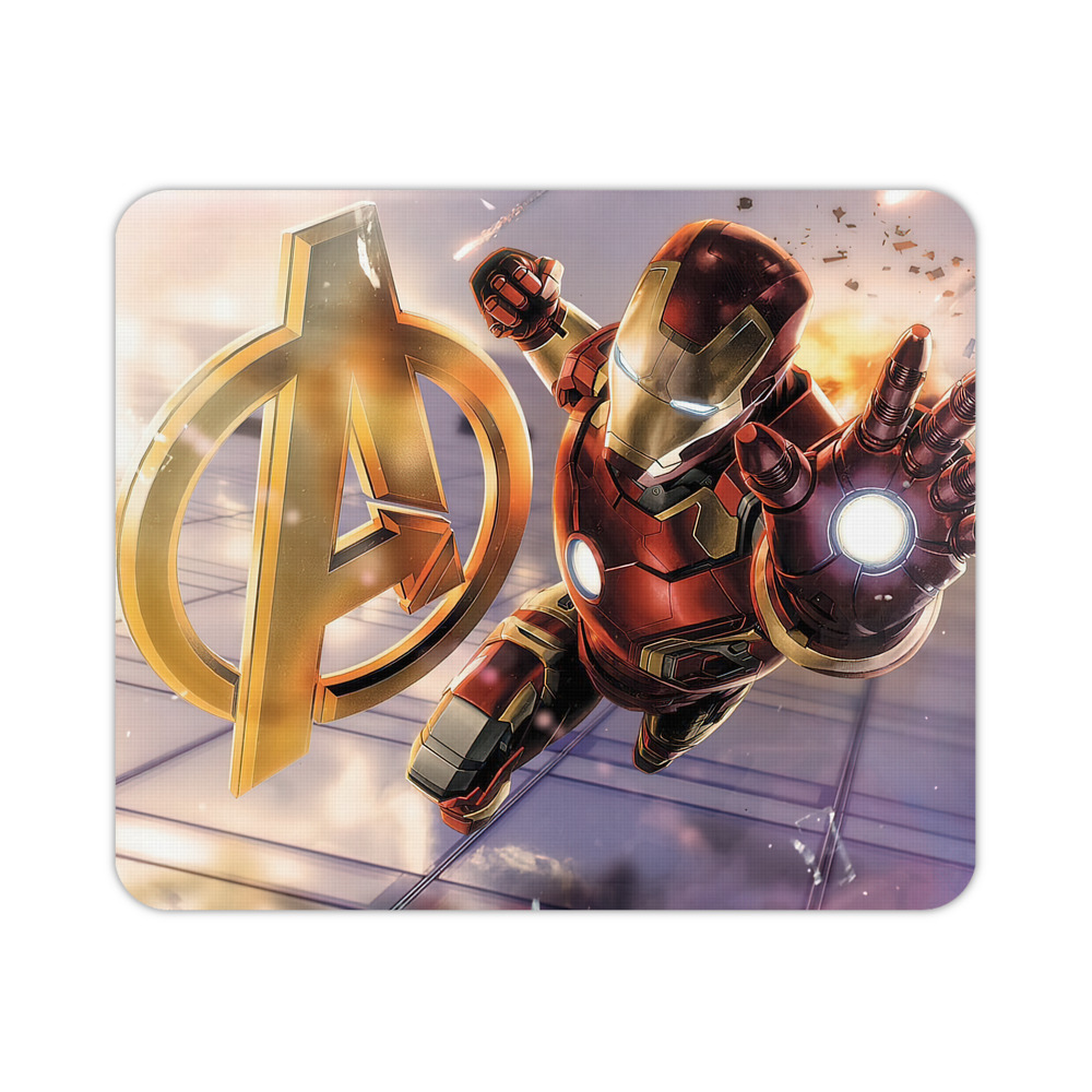 （画像用） アベンジャーズ The Avengers マウスパッド ステッチ加工 ラバー素材 防水 滑り止め 超薄型 ゲーミング/オフィス対応