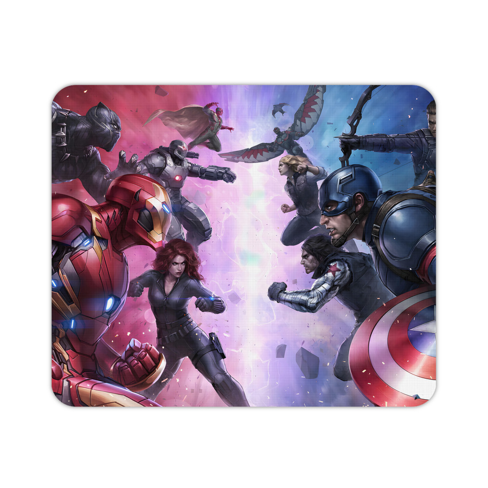（画像用） アベンジャーズ The Avengers マウスパッド ステッチ加工 ラバー素材 防水 滑り止め 超薄型 ゲーミング/オフィス対応