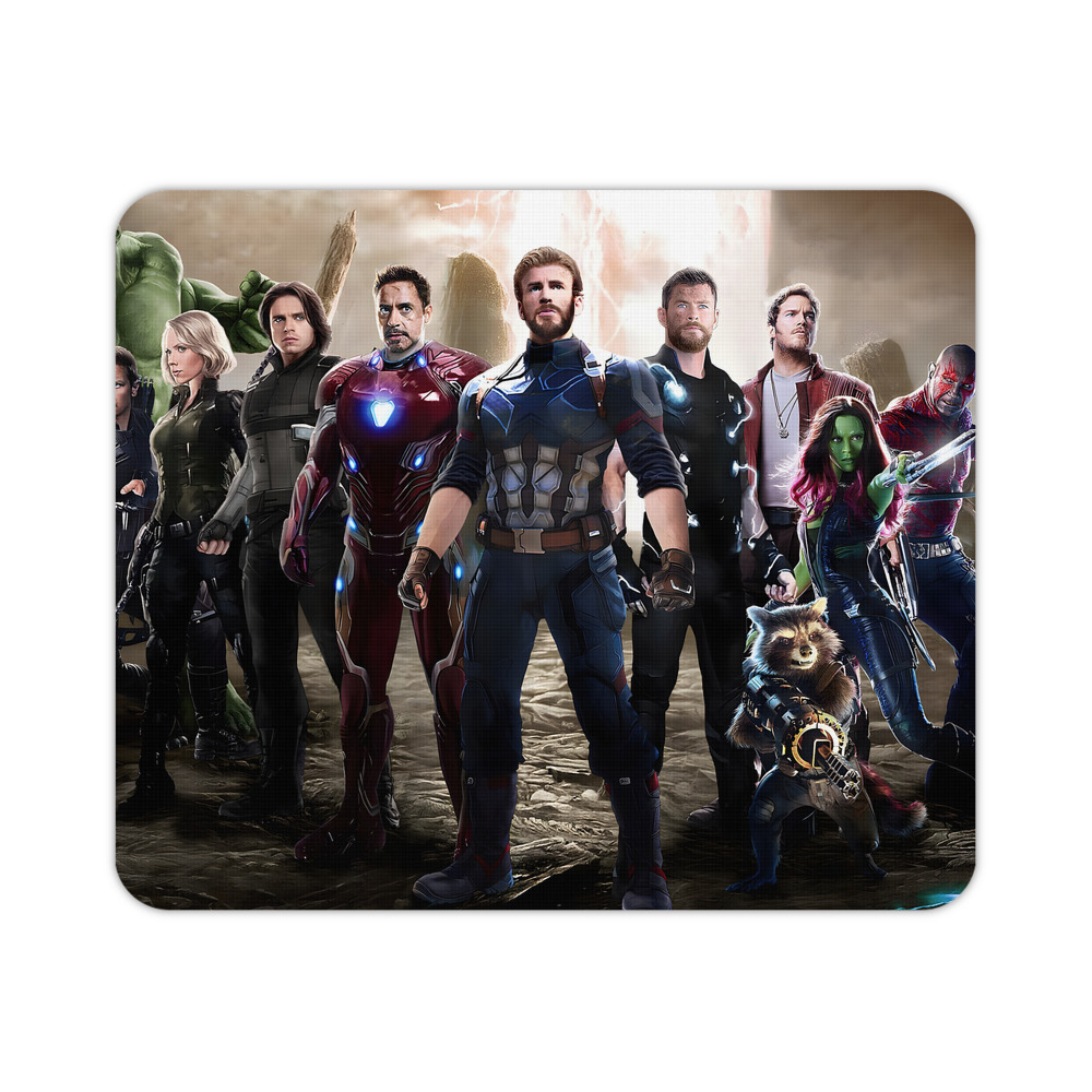 （画像用） アベンジャーズ The Avengers マウスパッド ステッチ加工 ラバー素材 防水 滑り止め 超薄型 ゲーミング/オフィス対応