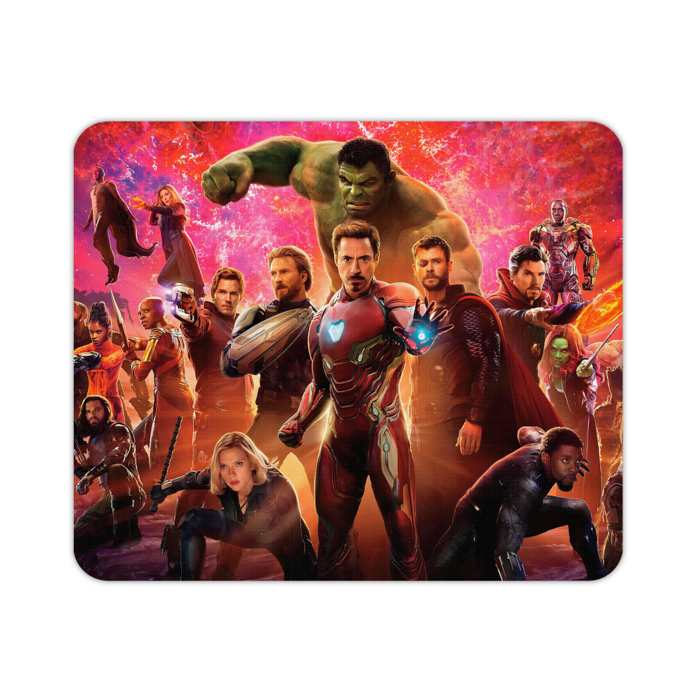 （画像用） アベンジャーズ The Avengers マウスパッド ステッチ加工 ラバー素材 防水 滑り止め 超薄型 ゲーミング/オフィス対応
