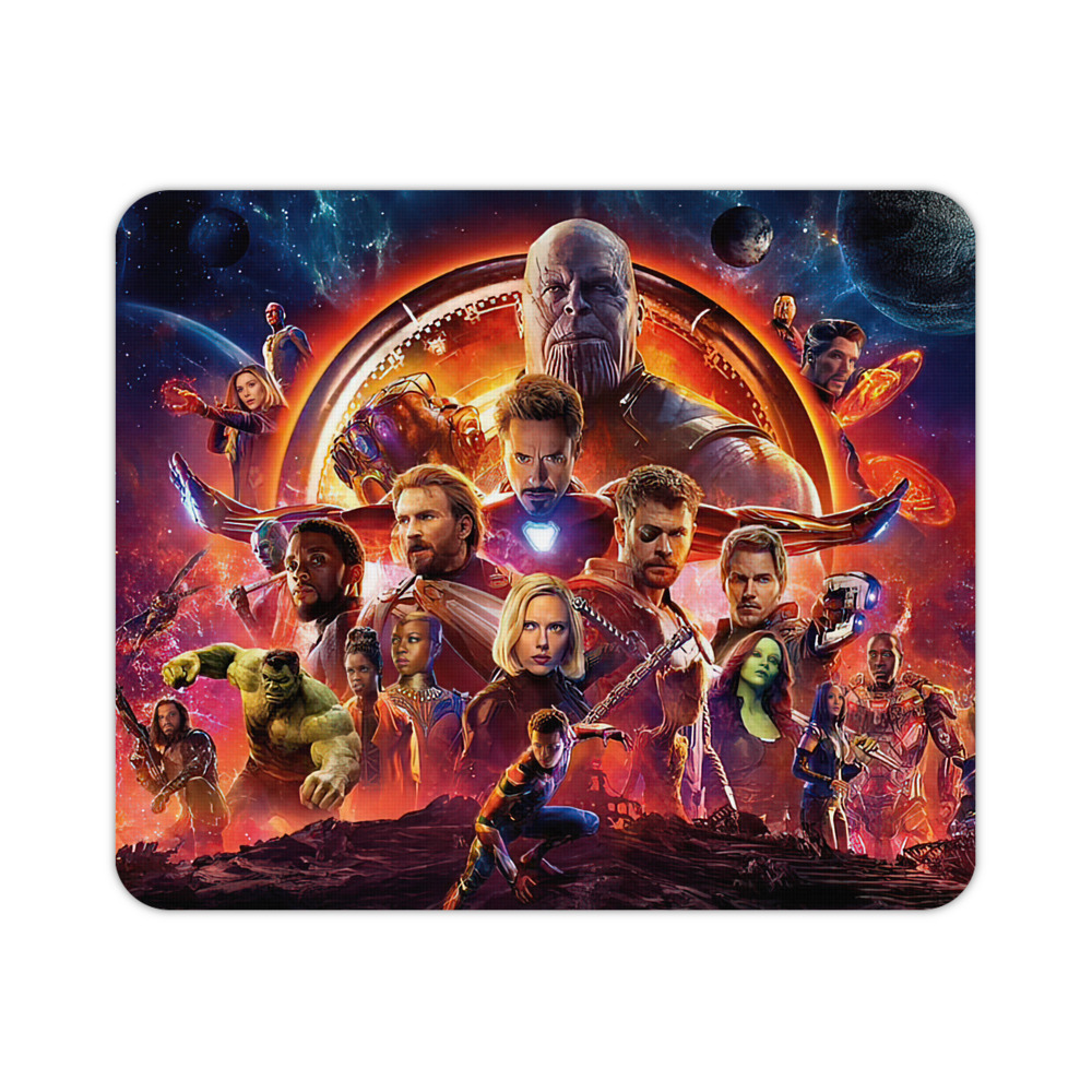 （画像用） アベンジャーズ The Avengers マウスパッド ステッチ加工 ラバー素材 防水 滑り止め 超薄型 ゲーミング/オフィス対応