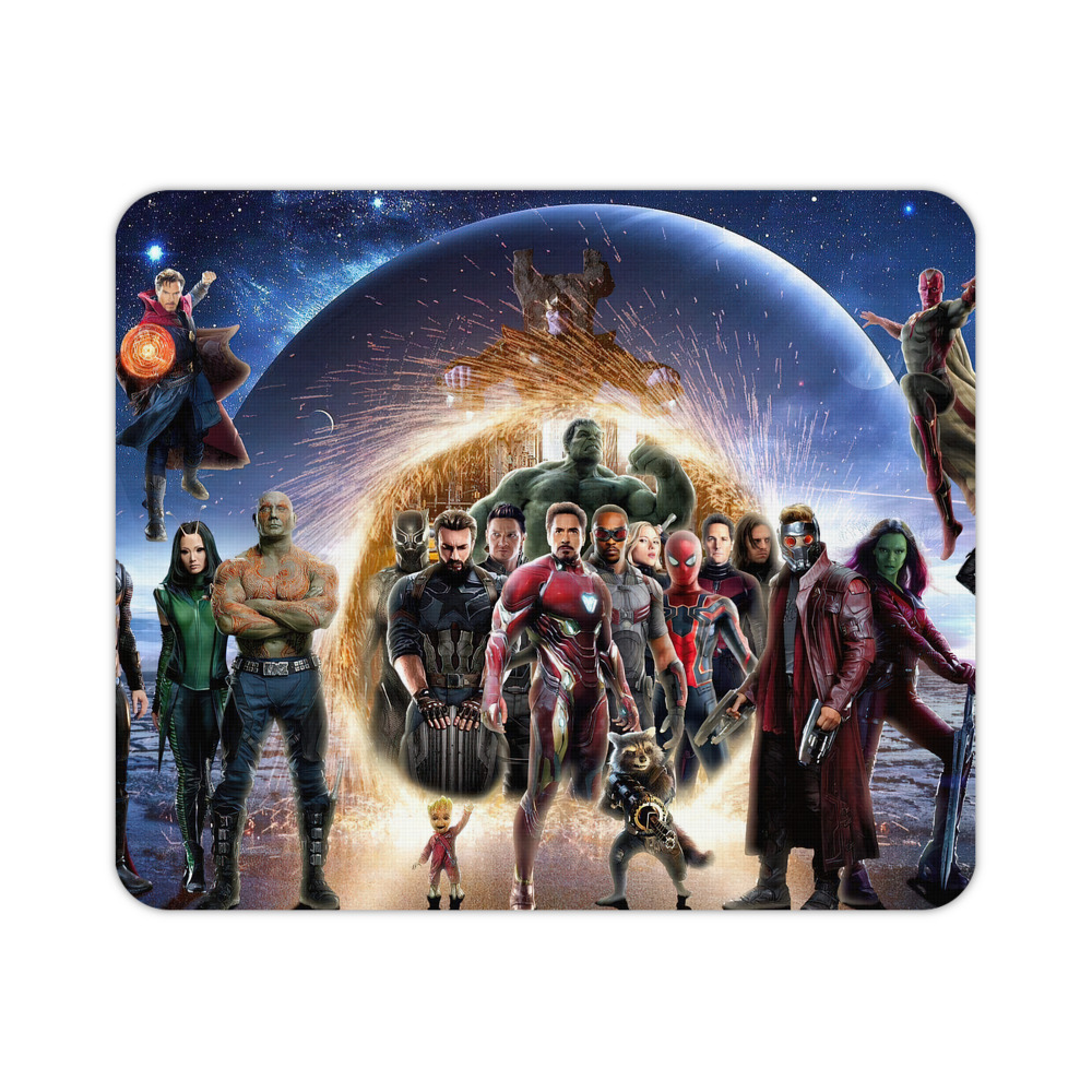 （画像用） アベンジャーズ The Avengers マウスパッド ステッチ加工 ラバー素材 防水 滑り止め 超薄型 ゲーミング/オフィス対応
