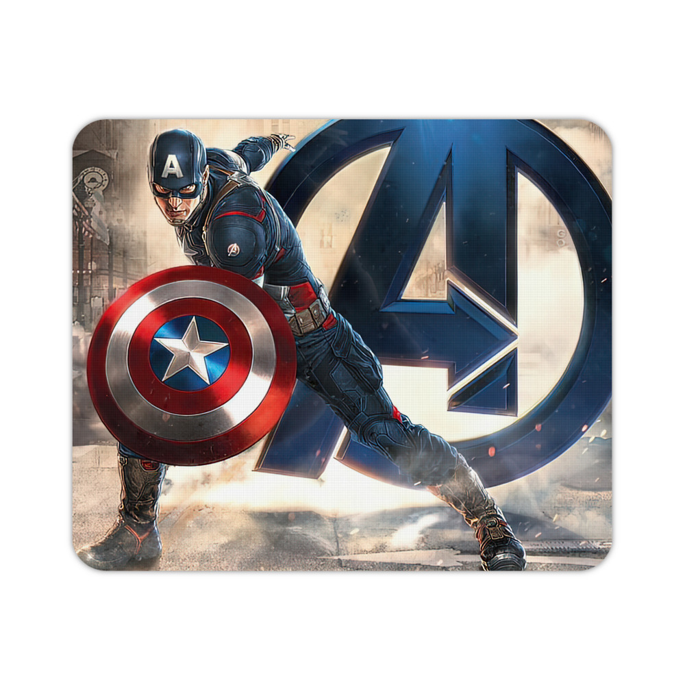（画像用） アベンジャーズ The Avengers マウスパッド ステッチ加工 ラバー素材 防水 滑り止め 超薄型 ゲーミング/オフィス対応
