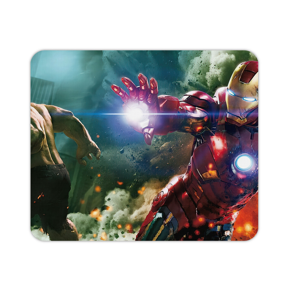 （画像用） アベンジャーズ The Avengers マウスパッド ステッチ加工 ラバー素材 防水 滑り止め 超薄型 ゲーミング/オフィス対応