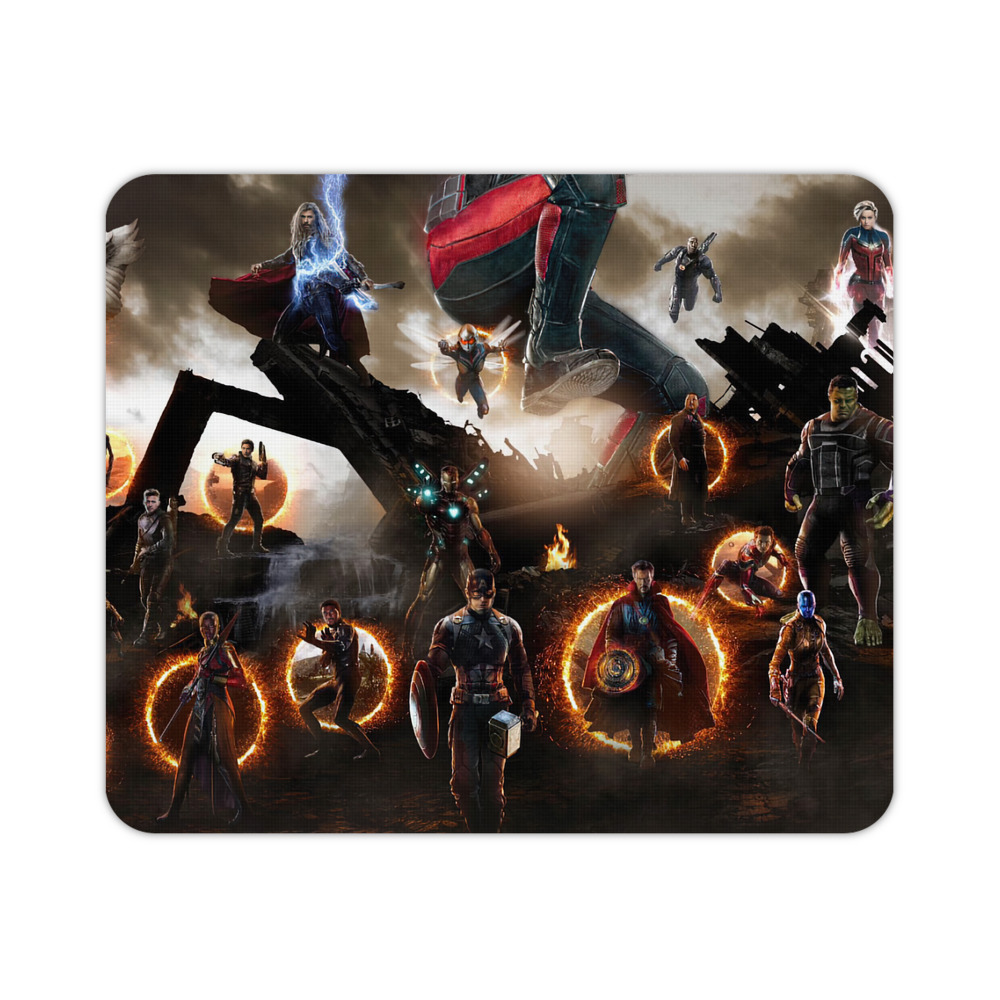 （画像用） アベンジャーズ The Avengers マウスパッド ステッチ加工 ラバー素材 防水 滑り止め 超薄型 ゲーミング/オフィス対応