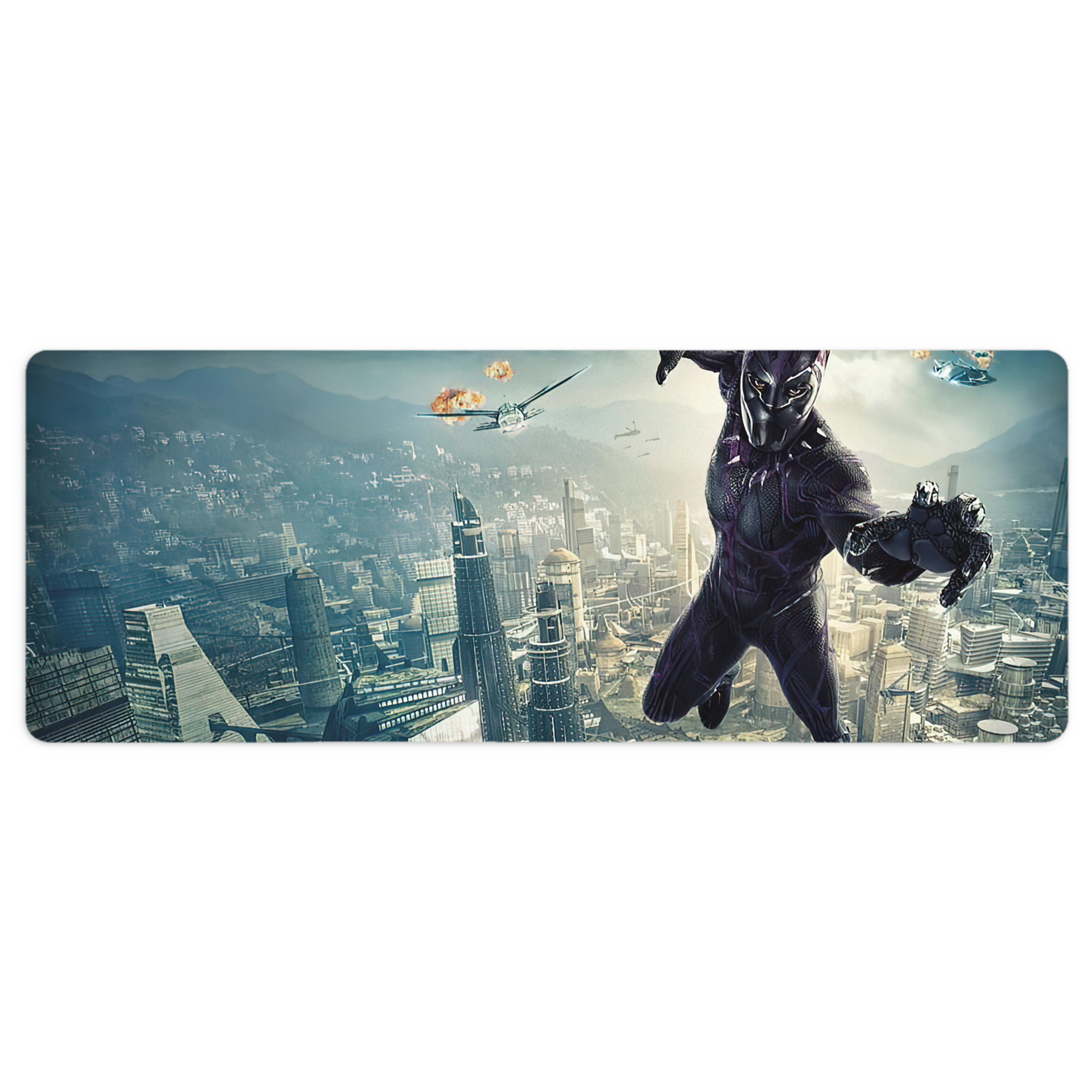 （画像用） アベンジャーズ The Avengers ステッチ加工 大判デスクマット／滑り止めマウスパッド