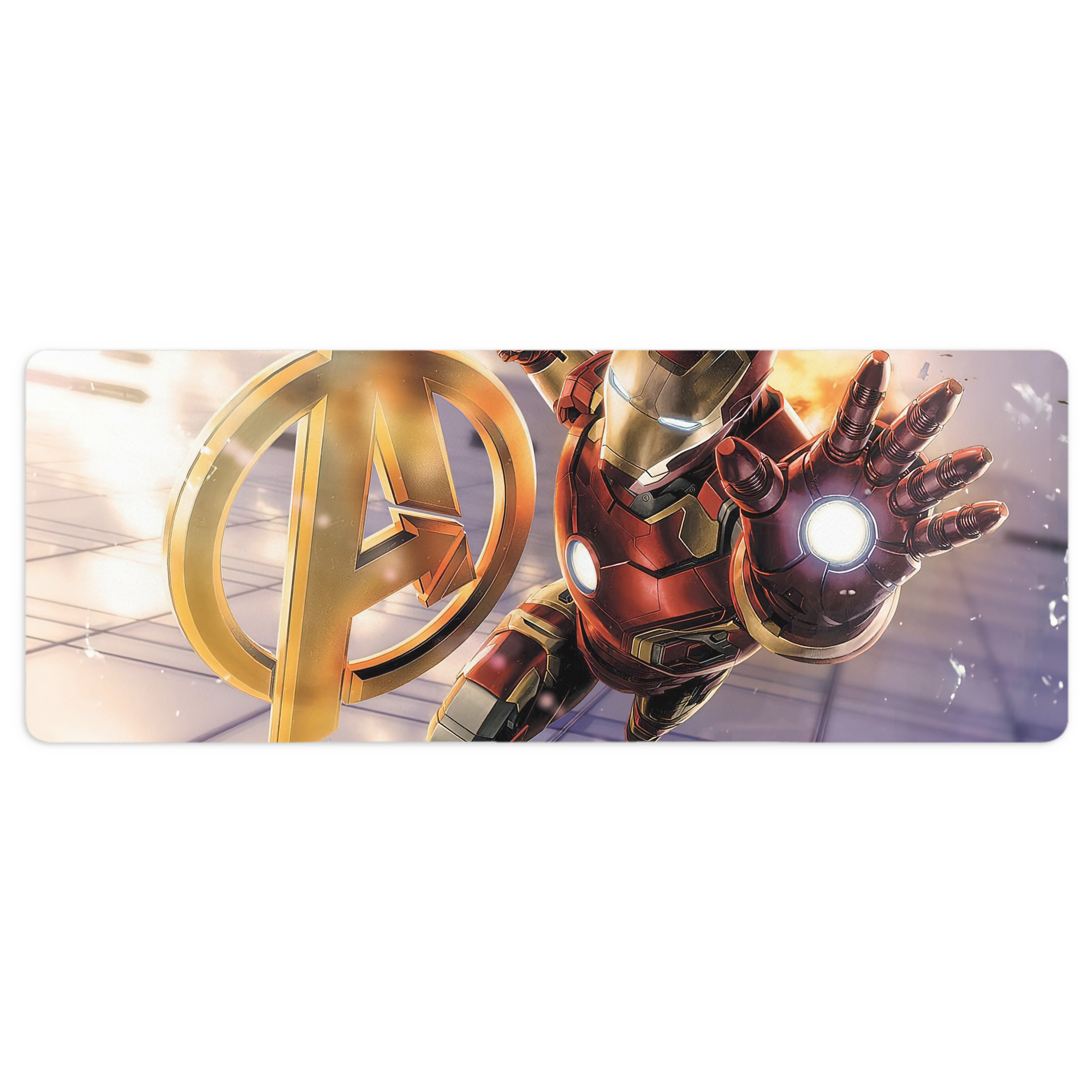 （画像用） アベンジャーズ The Avengers ステッチ加工 大判デスクマット／滑り止めマウスパッド