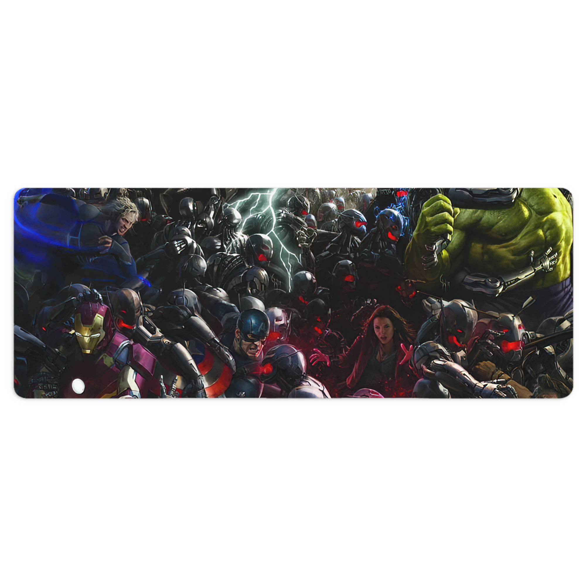 （画像用） アベンジャーズ The Avengers ステッチ加工 大判デスクマット／滑り止めマウスパッド