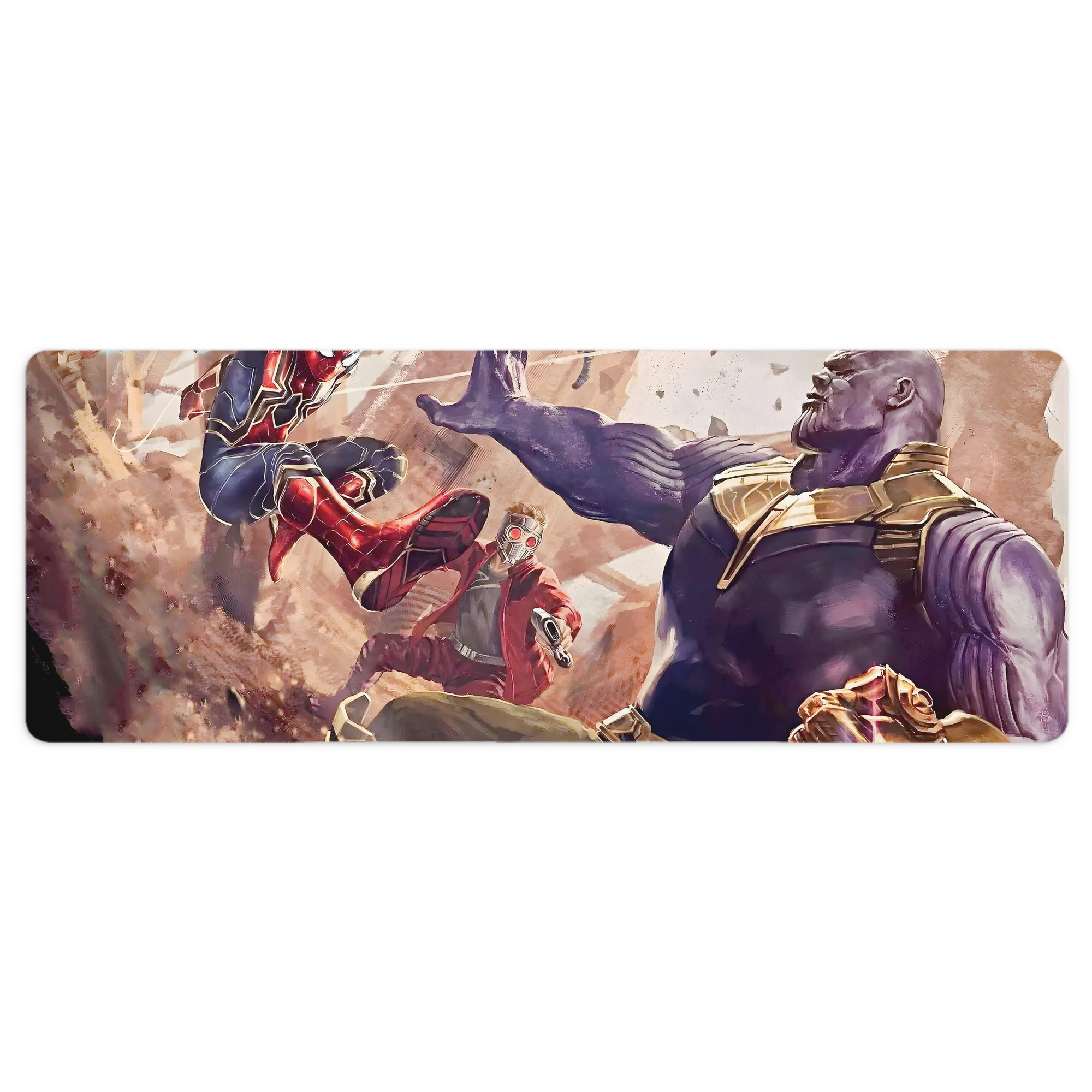 （画像用） アベンジャーズ The Avengers ステッチ加工 大判デスクマット／滑り止めマウスパッド