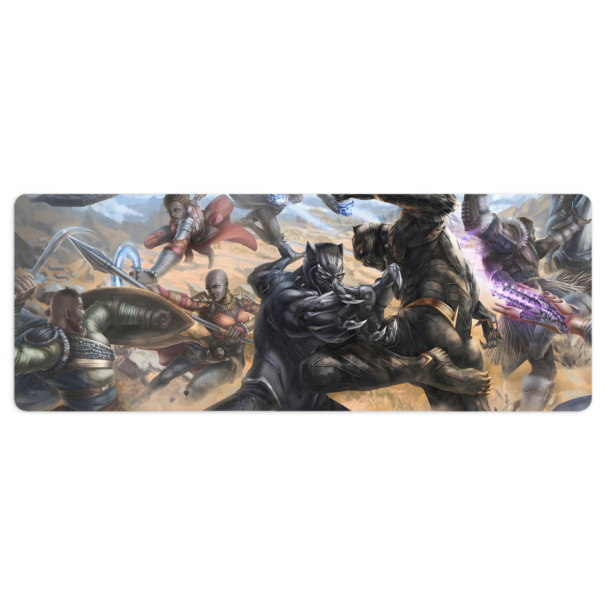 （画像用） アベンジャーズ The Avengers ステッチ加工 大判デスクマット／滑り止めマウスパッド