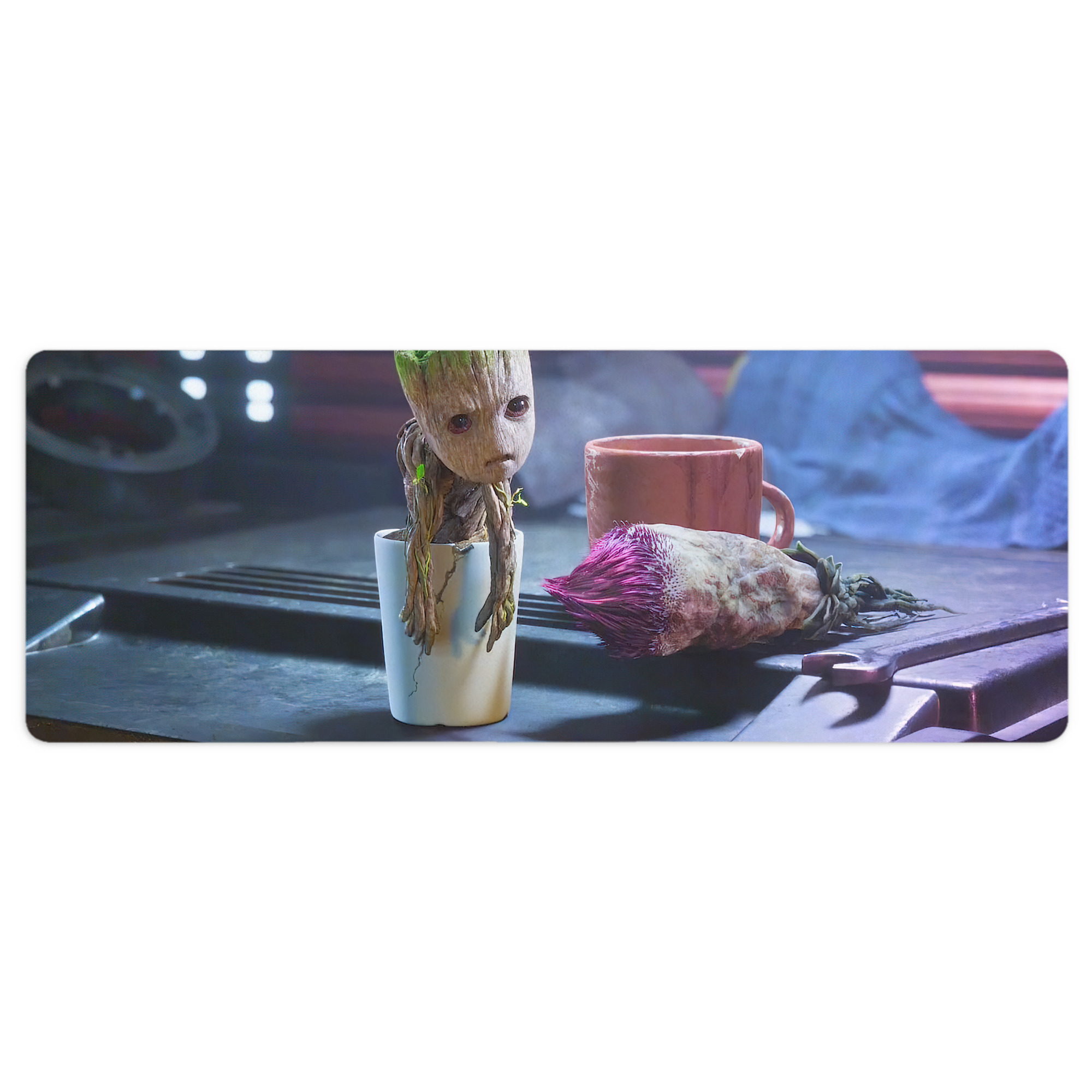 （画像用） アベンジャーズ The Avengers ステッチ加工 大判デスクマット／滑り止めマウスパッド