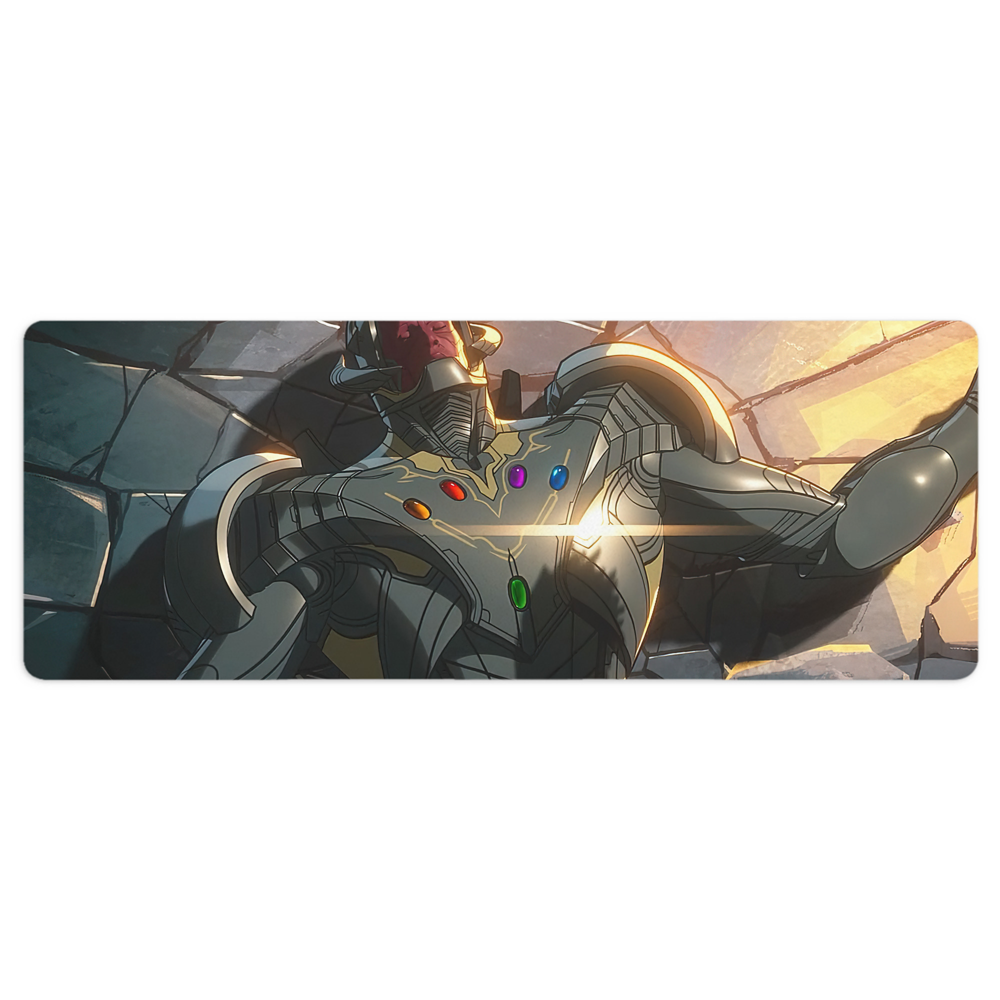 （画像用） アベンジャーズ The Avengers ステッチ加工 大判デスクマット／滑り止めマウスパッド
