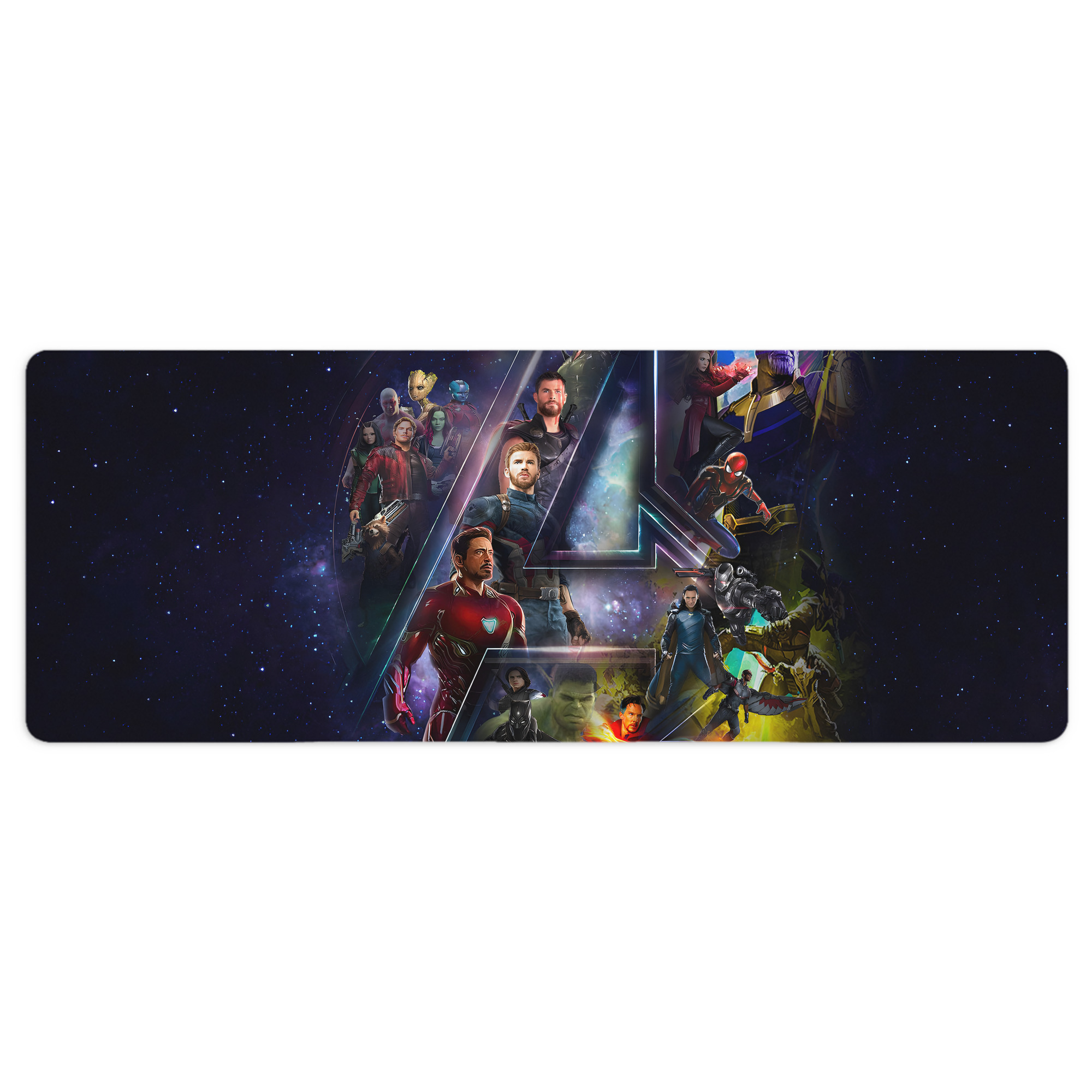 （画像用） アベンジャーズ The Avengers ステッチ加工 大判デスクマット／滑り止めマウスパッド