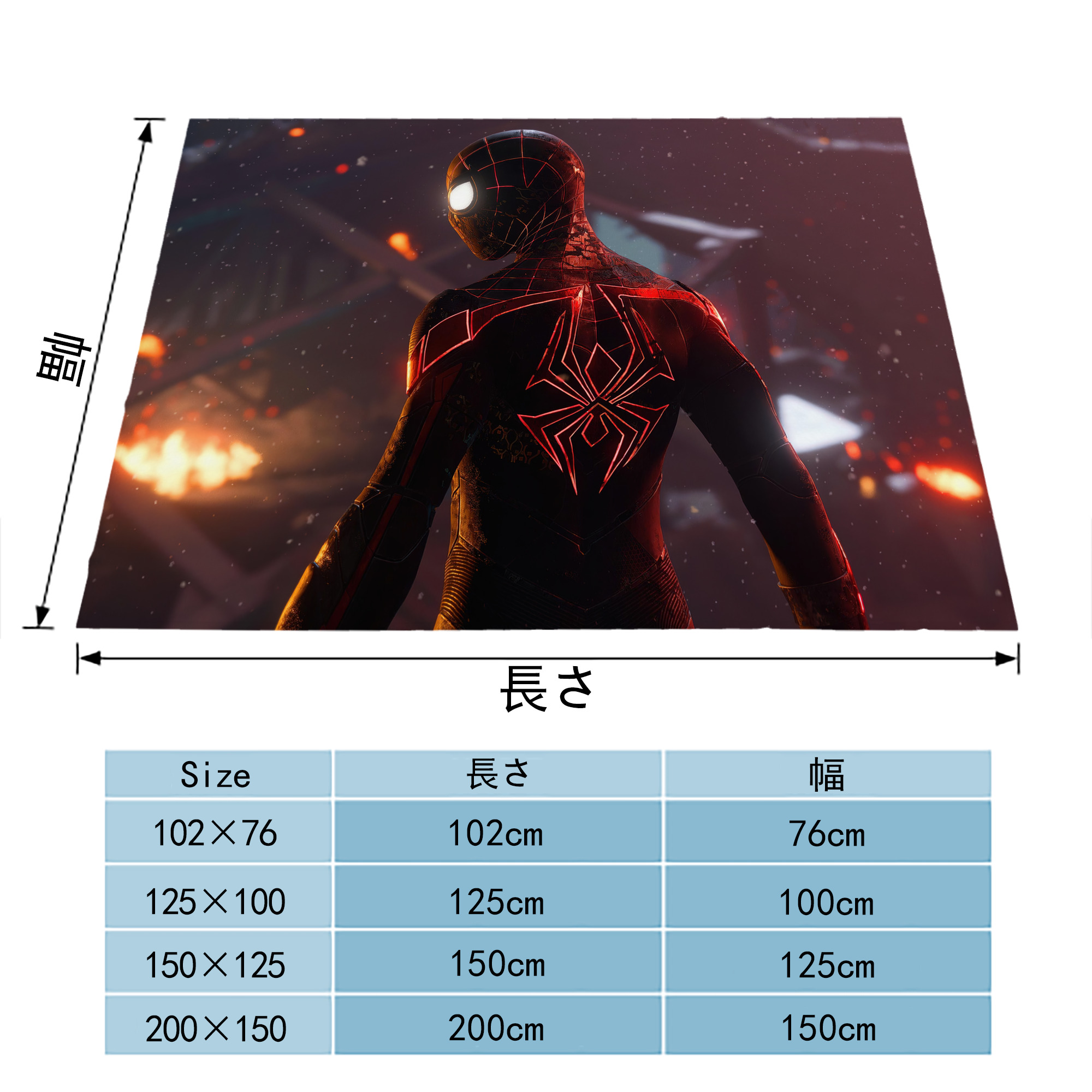アベンジャーズ The Avengers フランネルブランケット・多サイズ対応（横型）