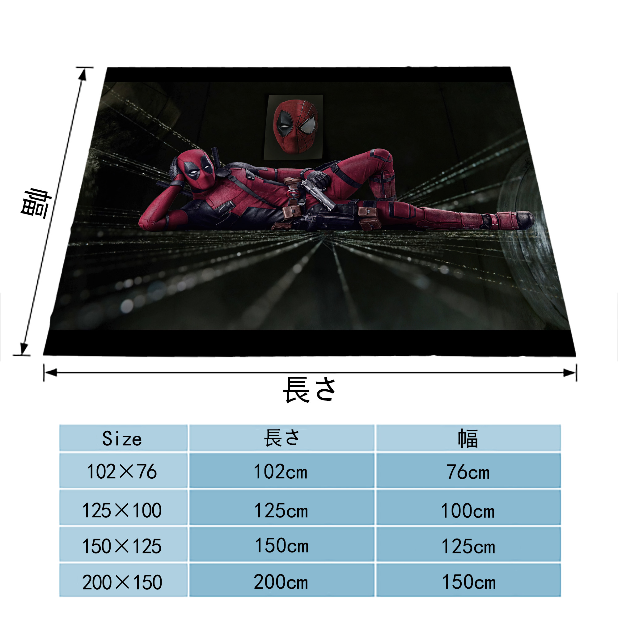 アベンジャーズ The Avengers フランネルブランケット・多サイズ対応（横型）