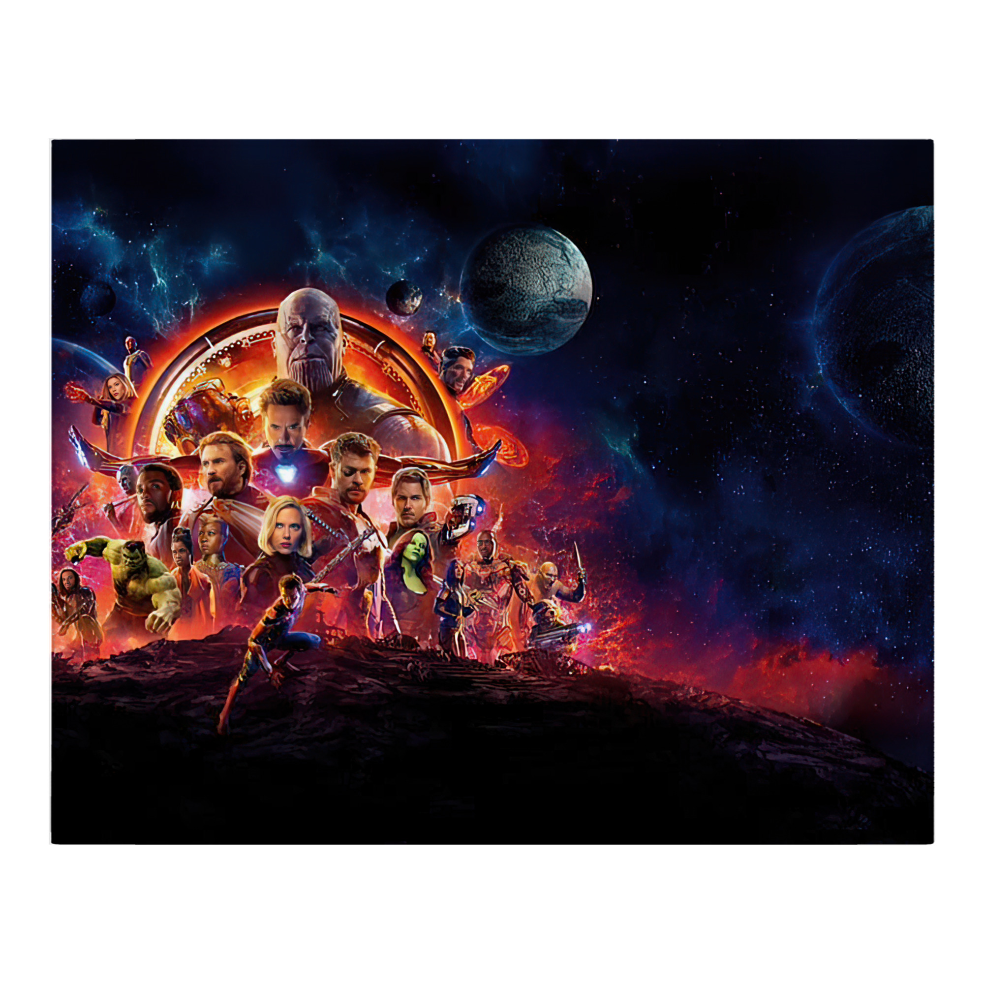 （画像用） アベンジャーズ The Avengers フランネルブランケット・多サイズ対応（横型）