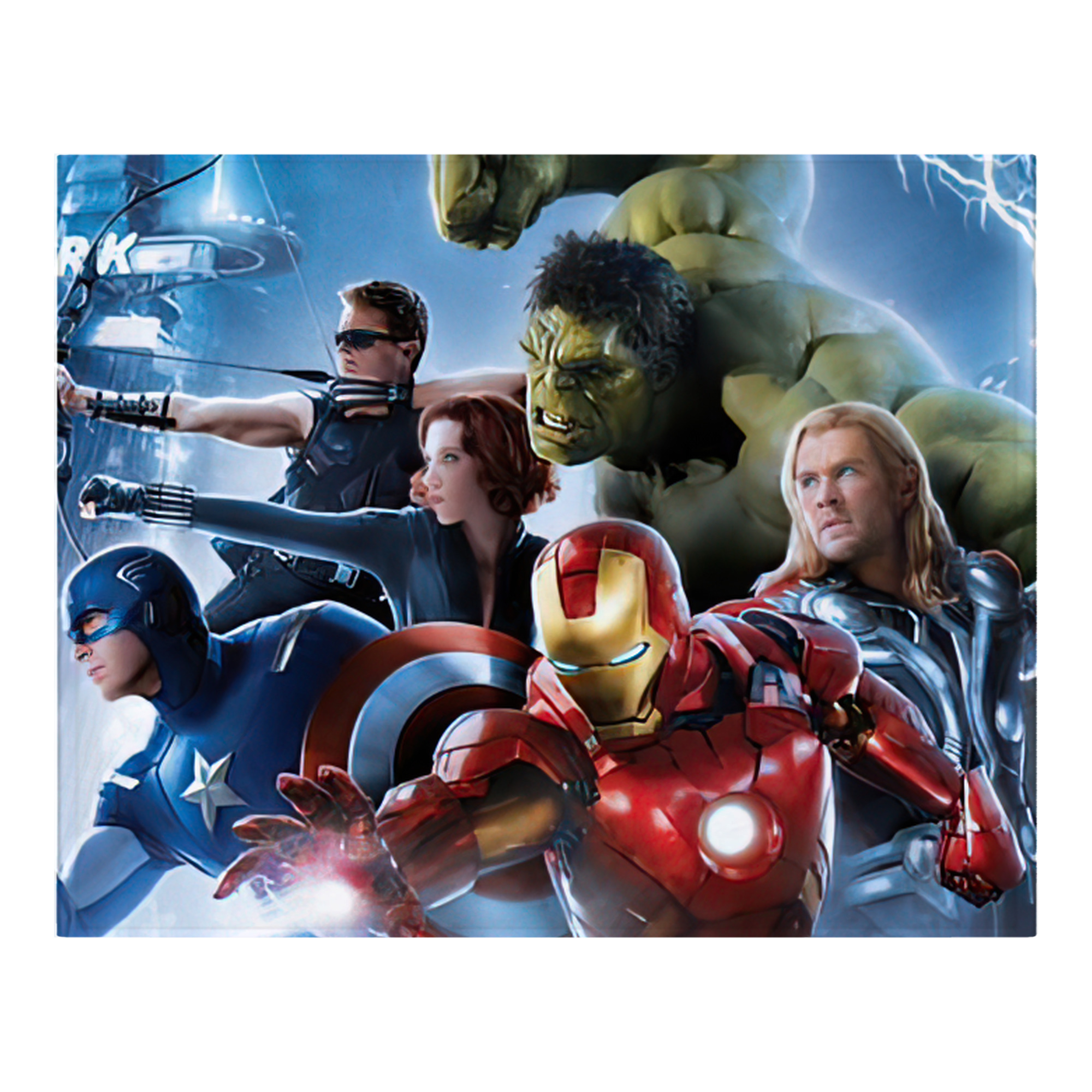 （画像用） アベンジャーズ The Avengers フランネルブランケット・多サイズ対応（横型）