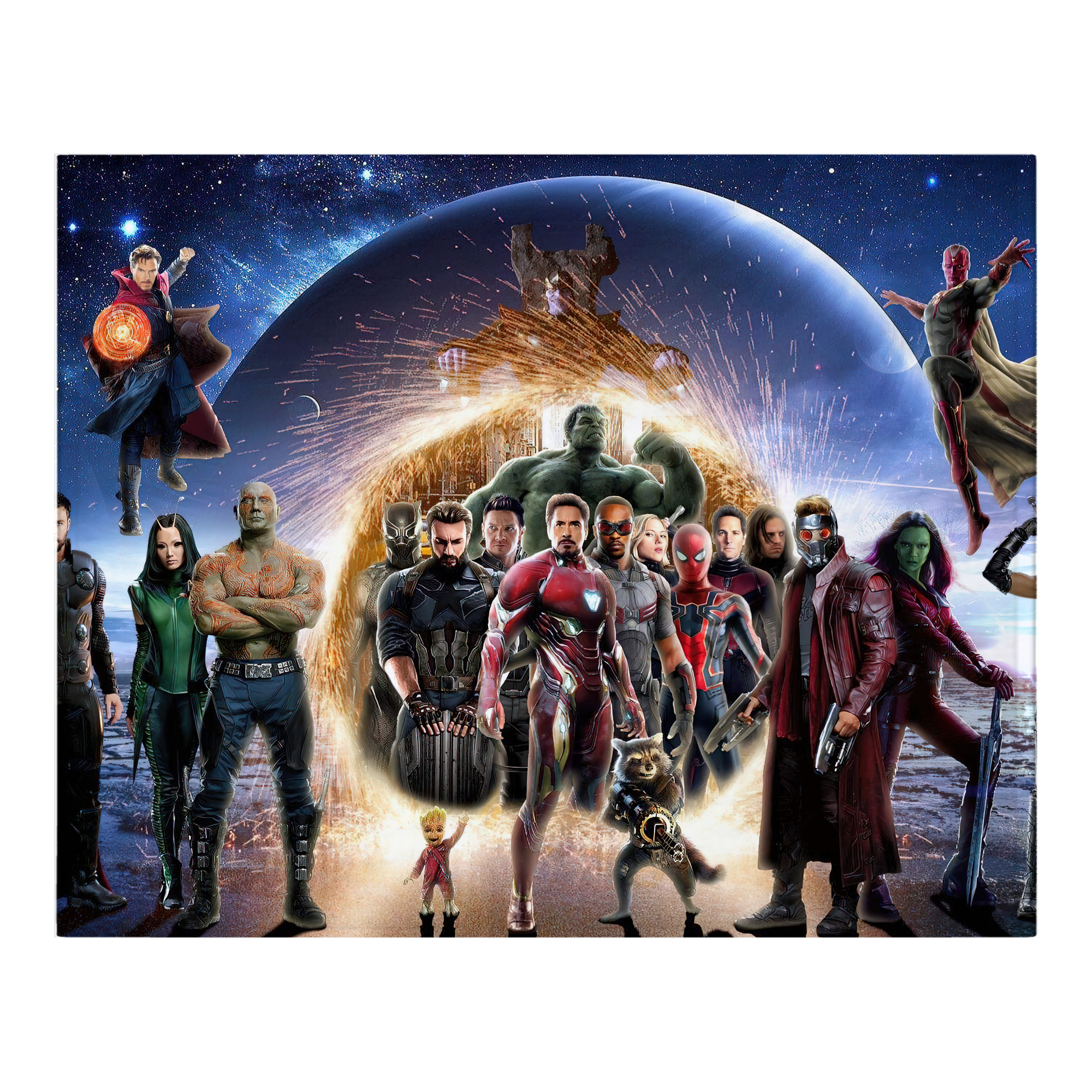 （画像用） アベンジャーズ The Avengers フランネルブランケット・多サイズ対応（横型）