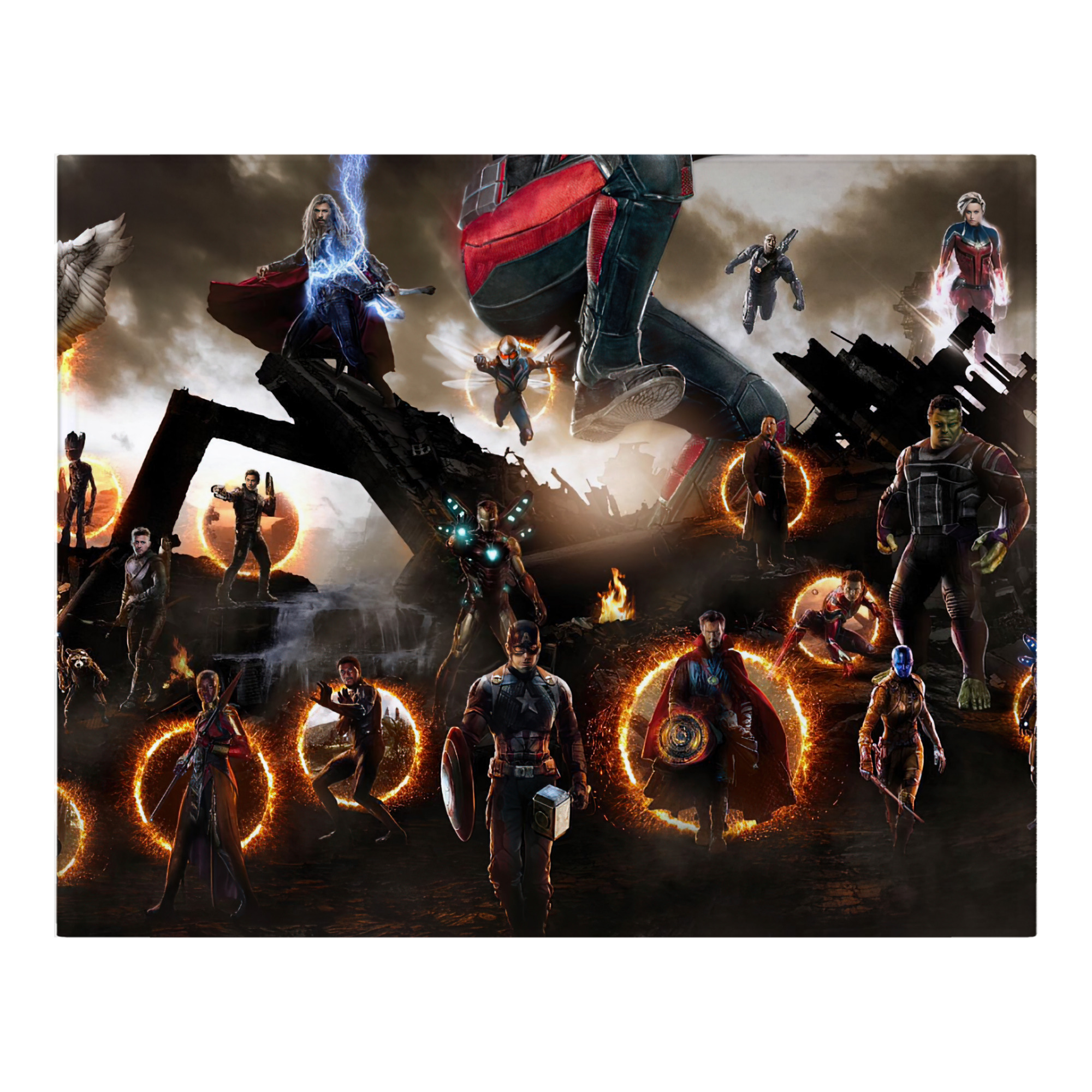 （画像用） アベンジャーズ The Avengers フランネルブランケット・多サイズ対応（横型）