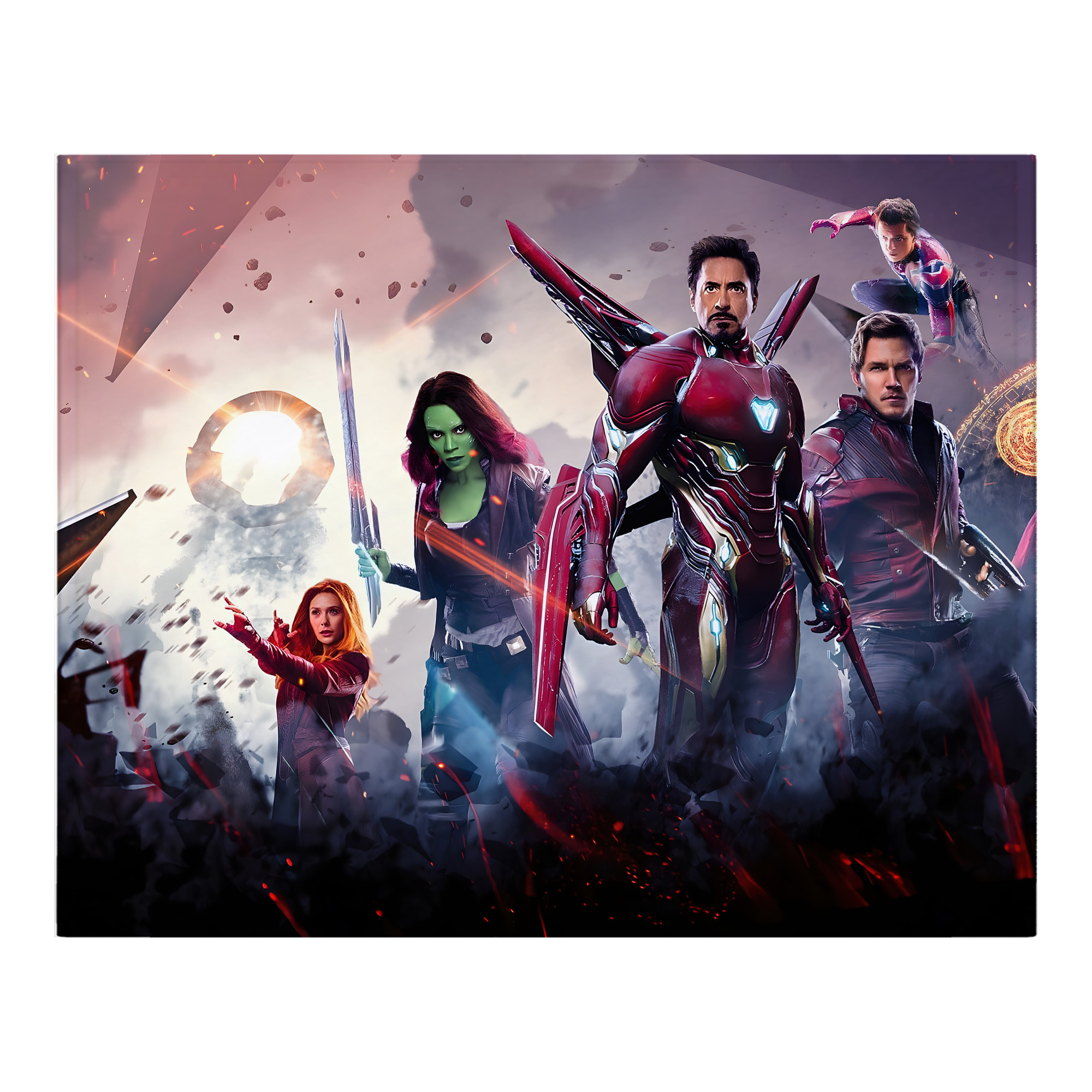 （画像用） アベンジャーズ The Avengers フランネルブランケット・多サイズ対応（横型）