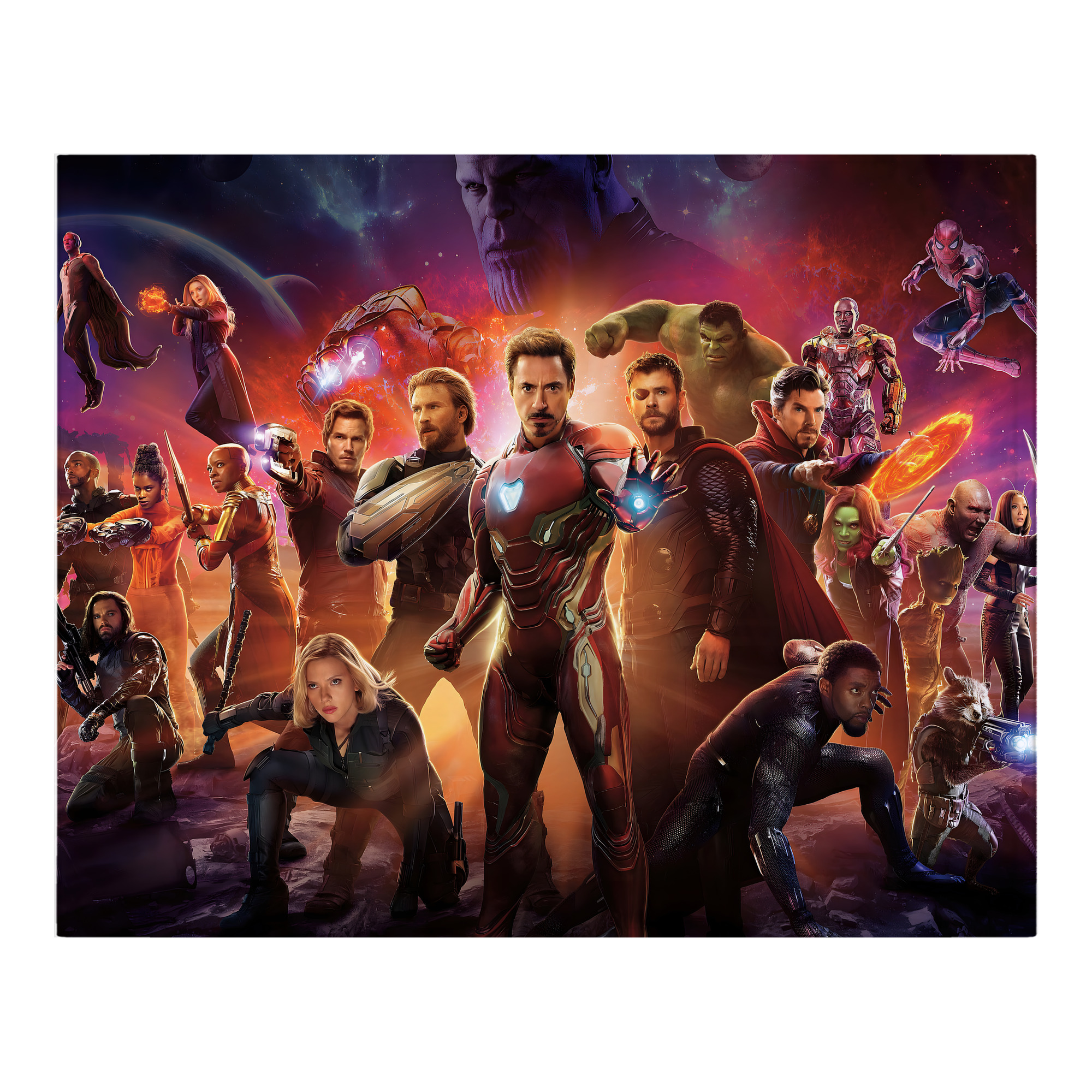 （画像用） アベンジャーズ The Avengers フランネルブランケット・多サイズ対応（横型）