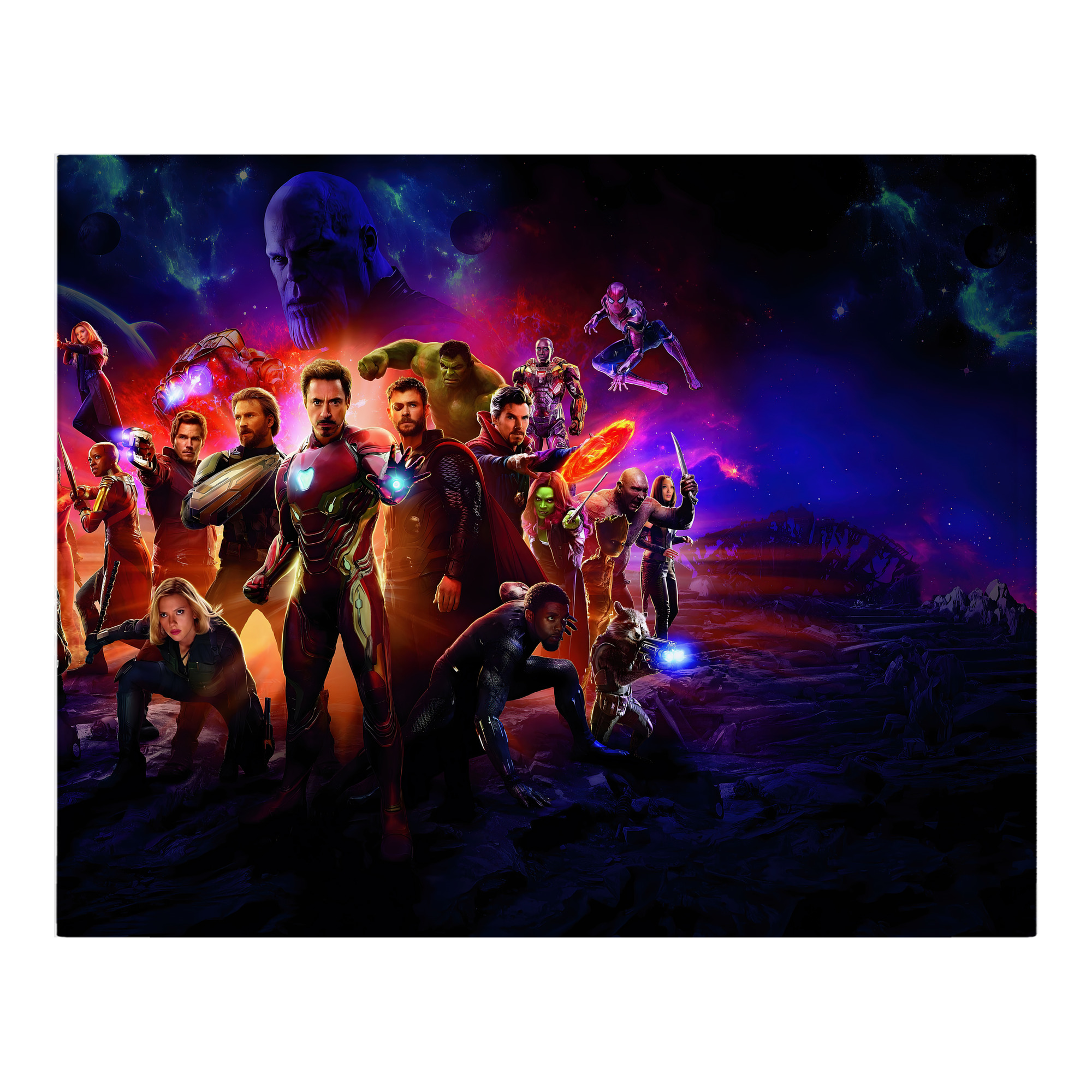 （画像用） アベンジャーズ The Avengers フランネルブランケット・多サイズ対応（横型）
