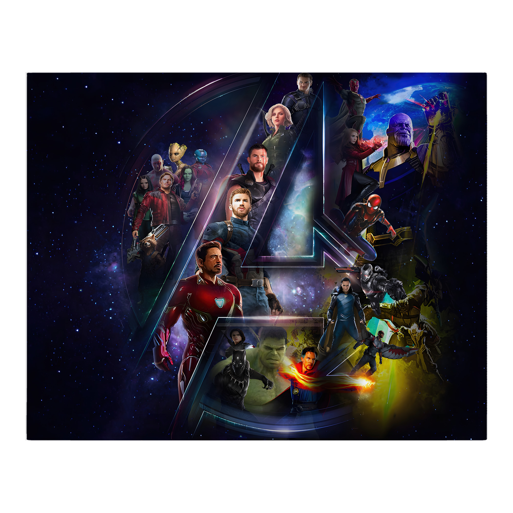 （画像用） アベンジャーズ The Avengers フランネルブランケット・多サイズ対応（横型）