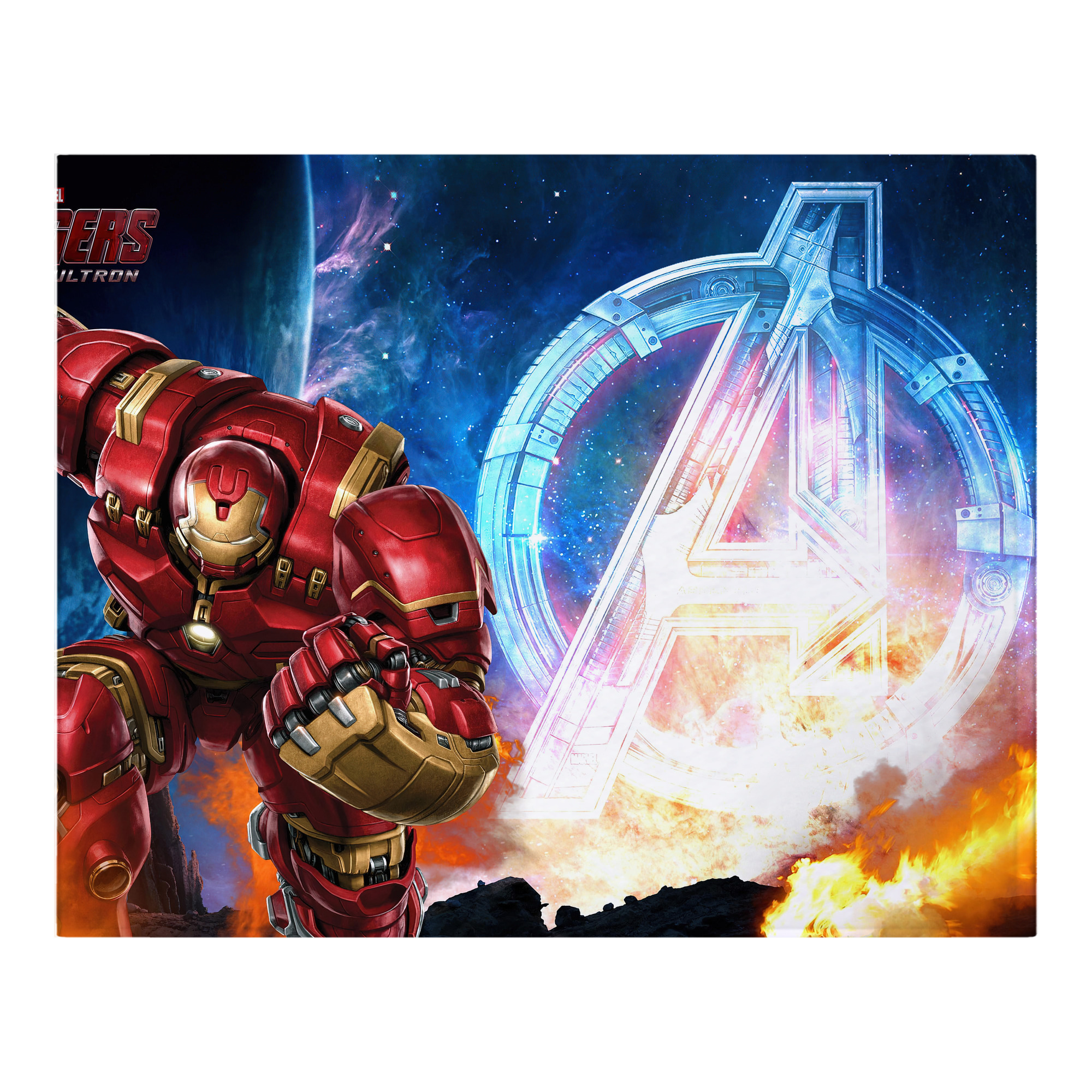 （画像用） アベンジャーズ The Avengers フランネルブランケット・多サイズ対応（横型）
